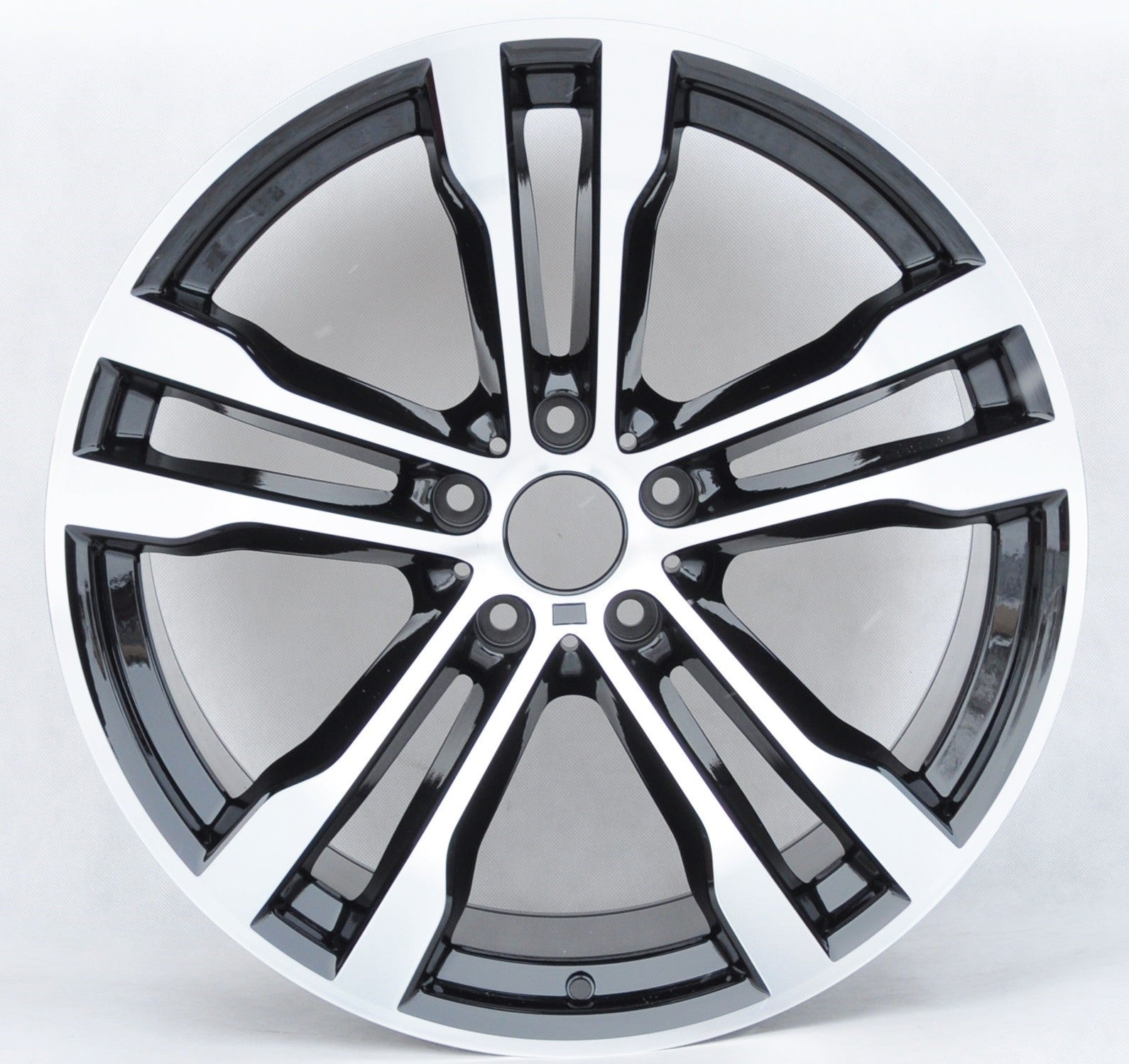 PDW 924 Alufælge 20" 5x120 ET40 – Poleret/sort (sæt á 4)