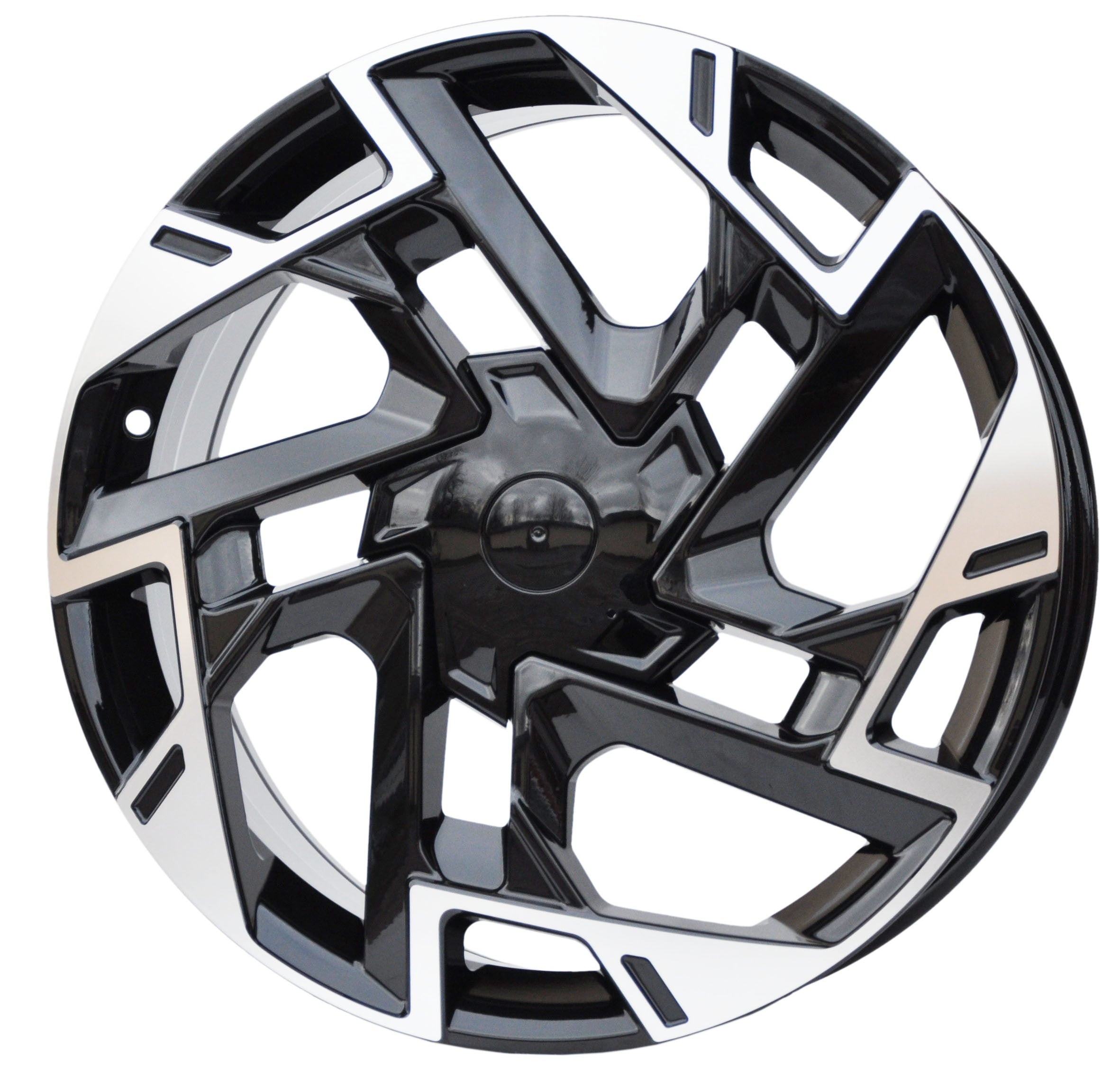 PDW 1927 Alufælge 18" 5x114.3 ET51 – Poleret/sort (sæt á 4)