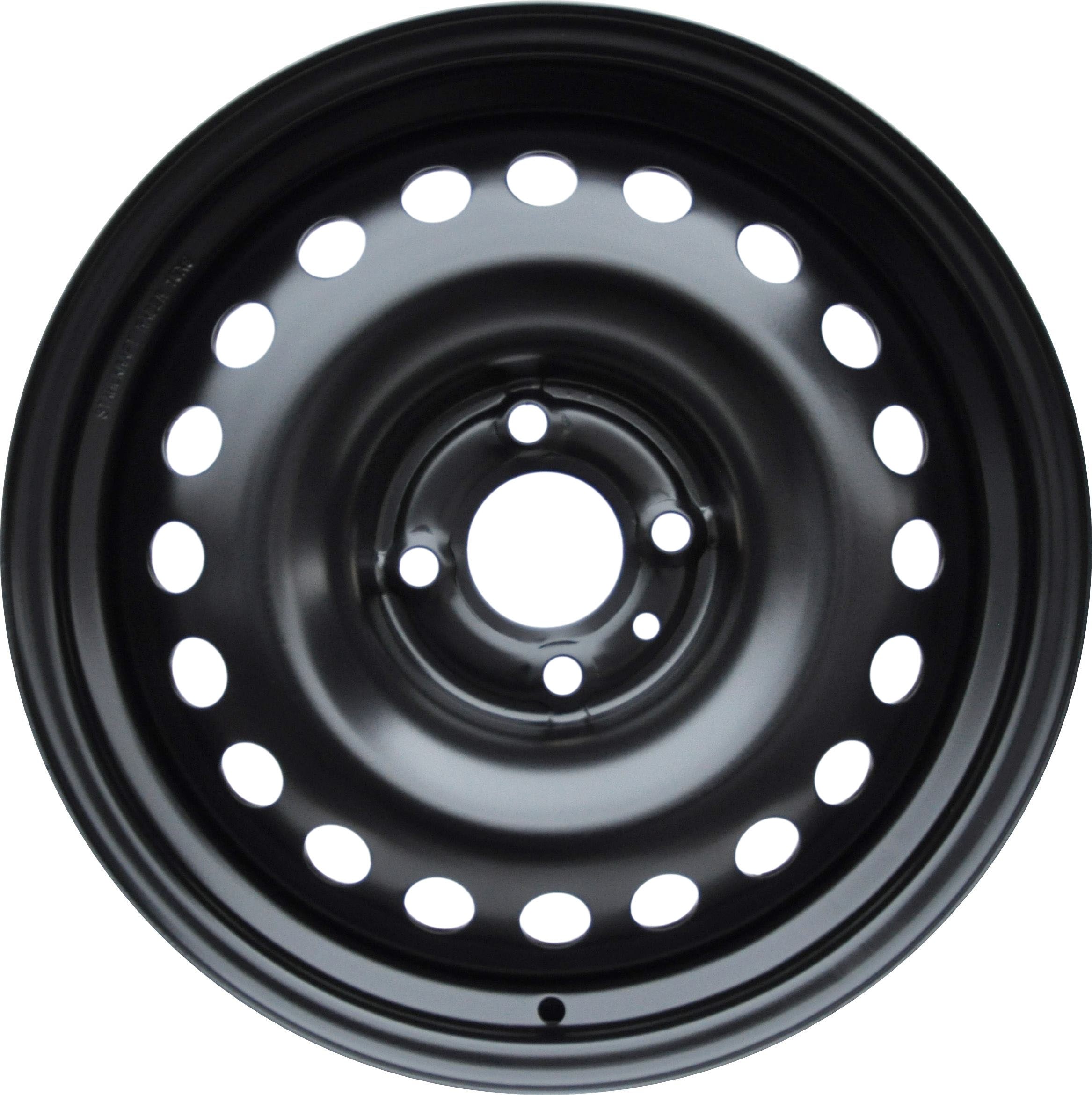 Stahlkraft Rader a16 Stålfælge 16" 4x108 ET23 – Sort (sæt á 4)