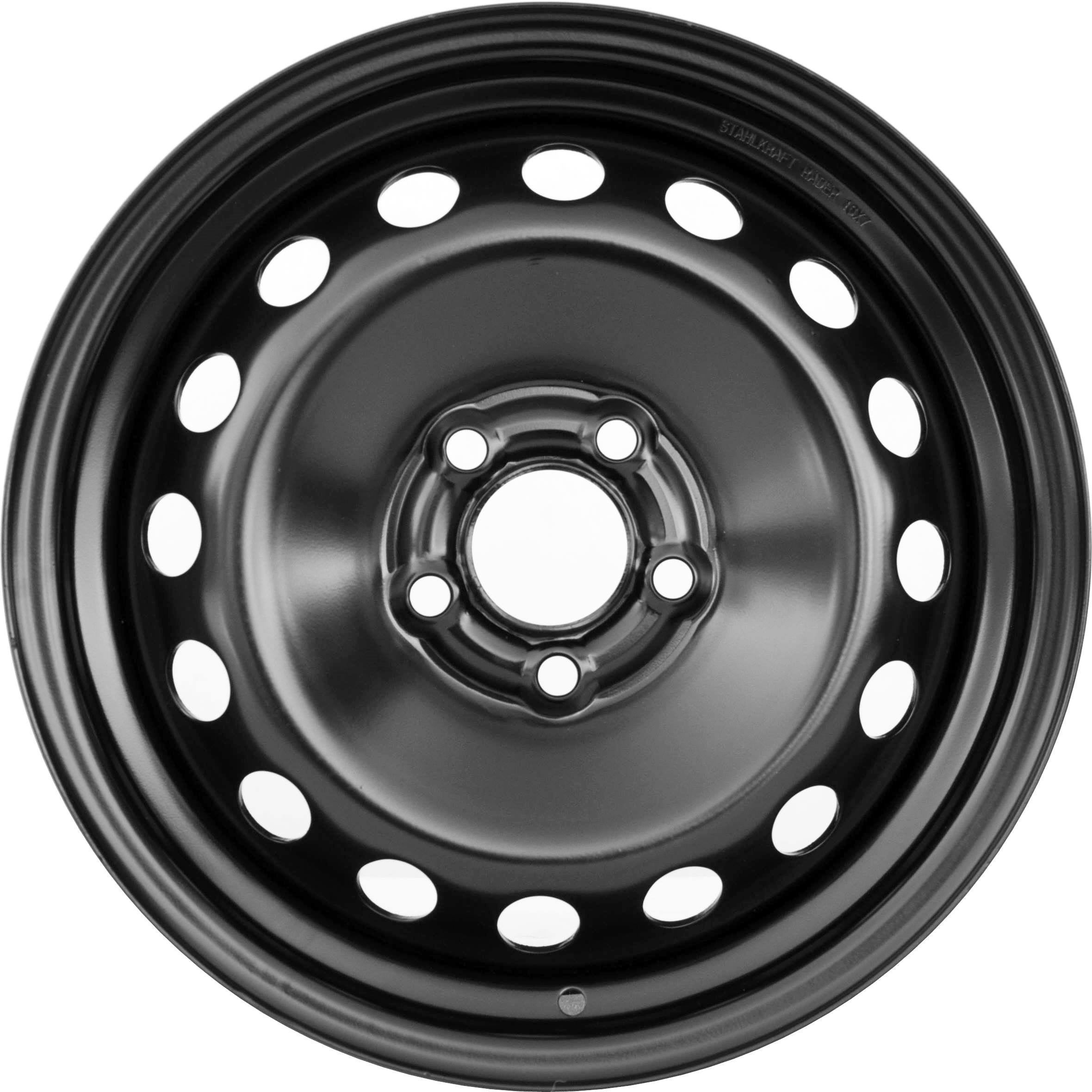 Stahlkraft Rader A16 Stålfælge 16" 5x108 ET50 – Sort (sæt á 4)