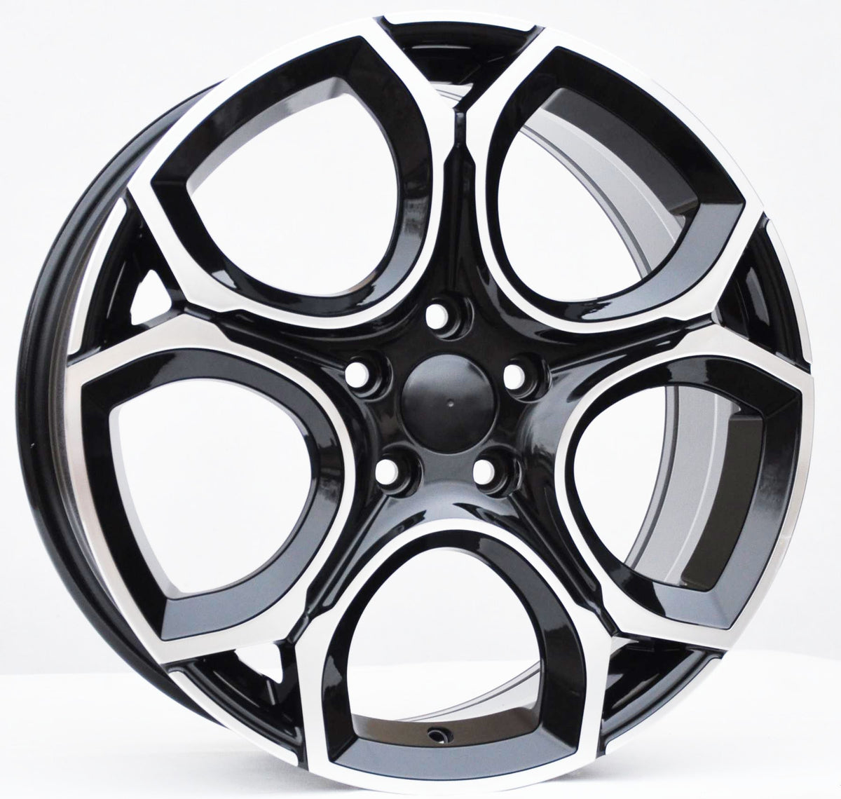 PDW 1232 Alufælge 18" 5x112 ET51 – Poleret/sort (sæt á 4)