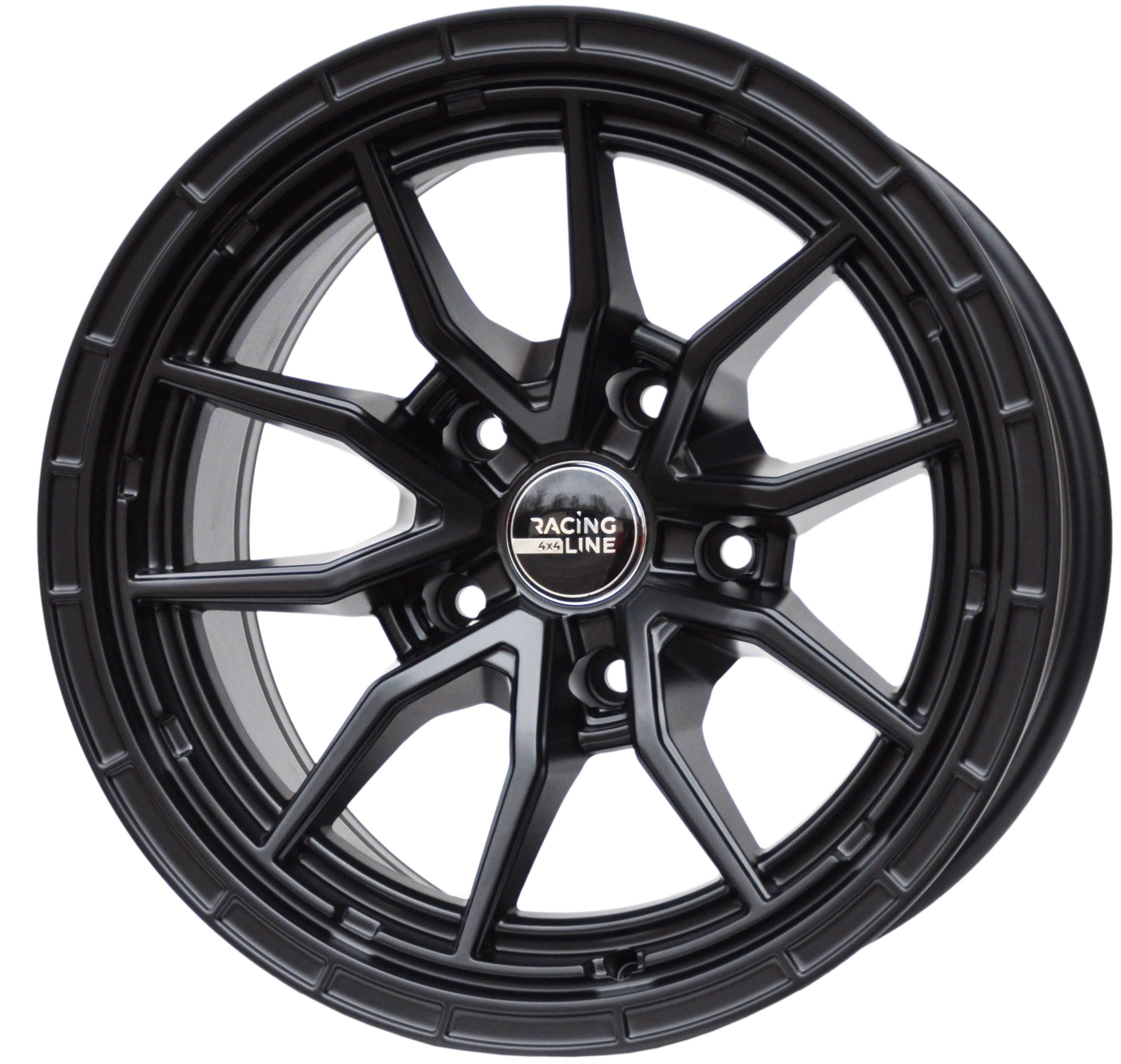 PDW 1037 Alufælge 17" 5x139.7 ET-6 – Sort (sæt á 4)