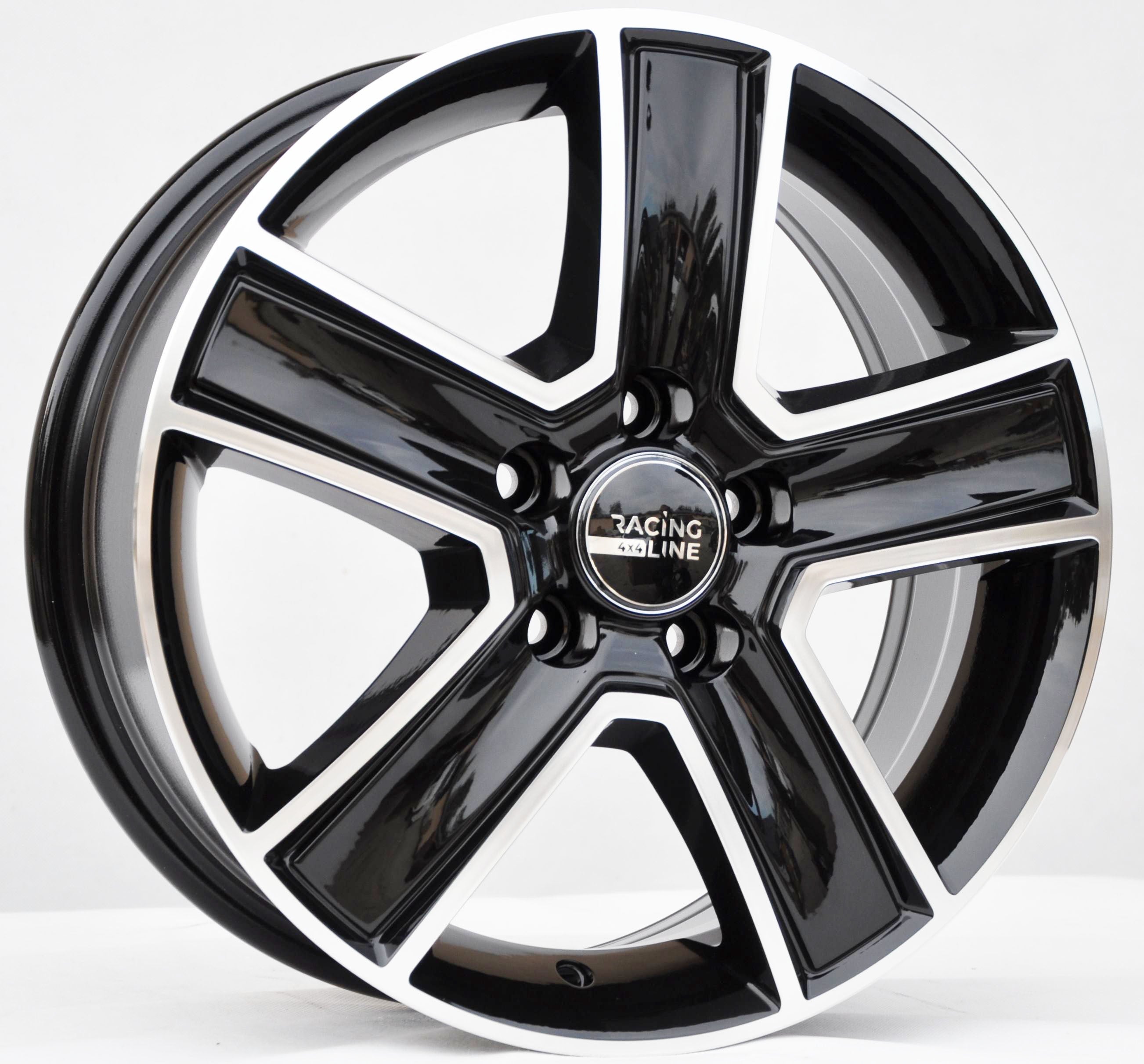 PDW 473 Alufælge 15" 5x118 ET45 – Poleret/sort (sæt á 4)