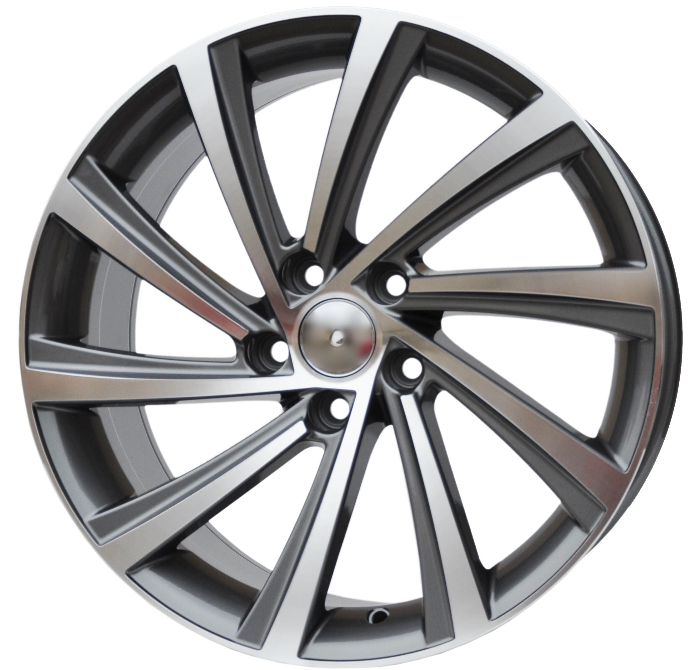 PDW 2403 Alufælge 18" 5x112 ET45 – Poleret/grafit (sæt á 4)