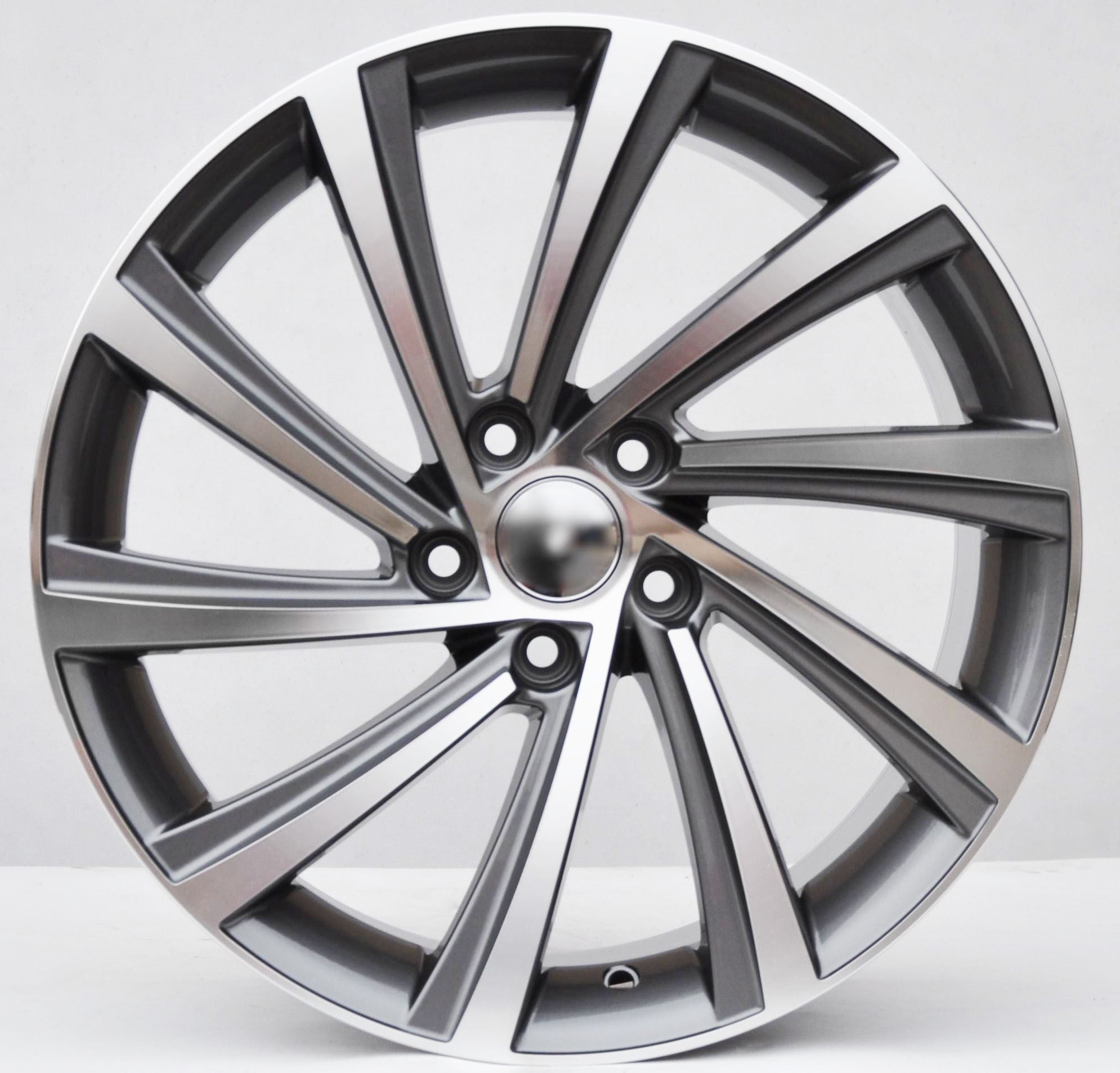 PDW 2403 Alufælge 18" 5x112 ET45 – Poleret/grafit (sæt á 4)