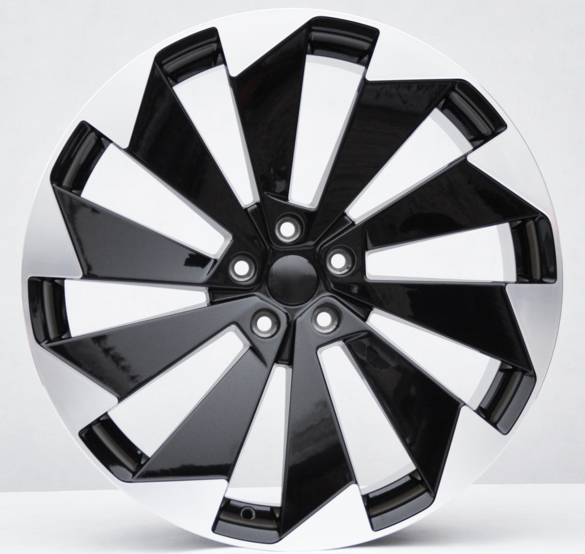 PDW 1141 Alufælge 21" 5x112 ET40 – Poleret/sort (sæt á 4)