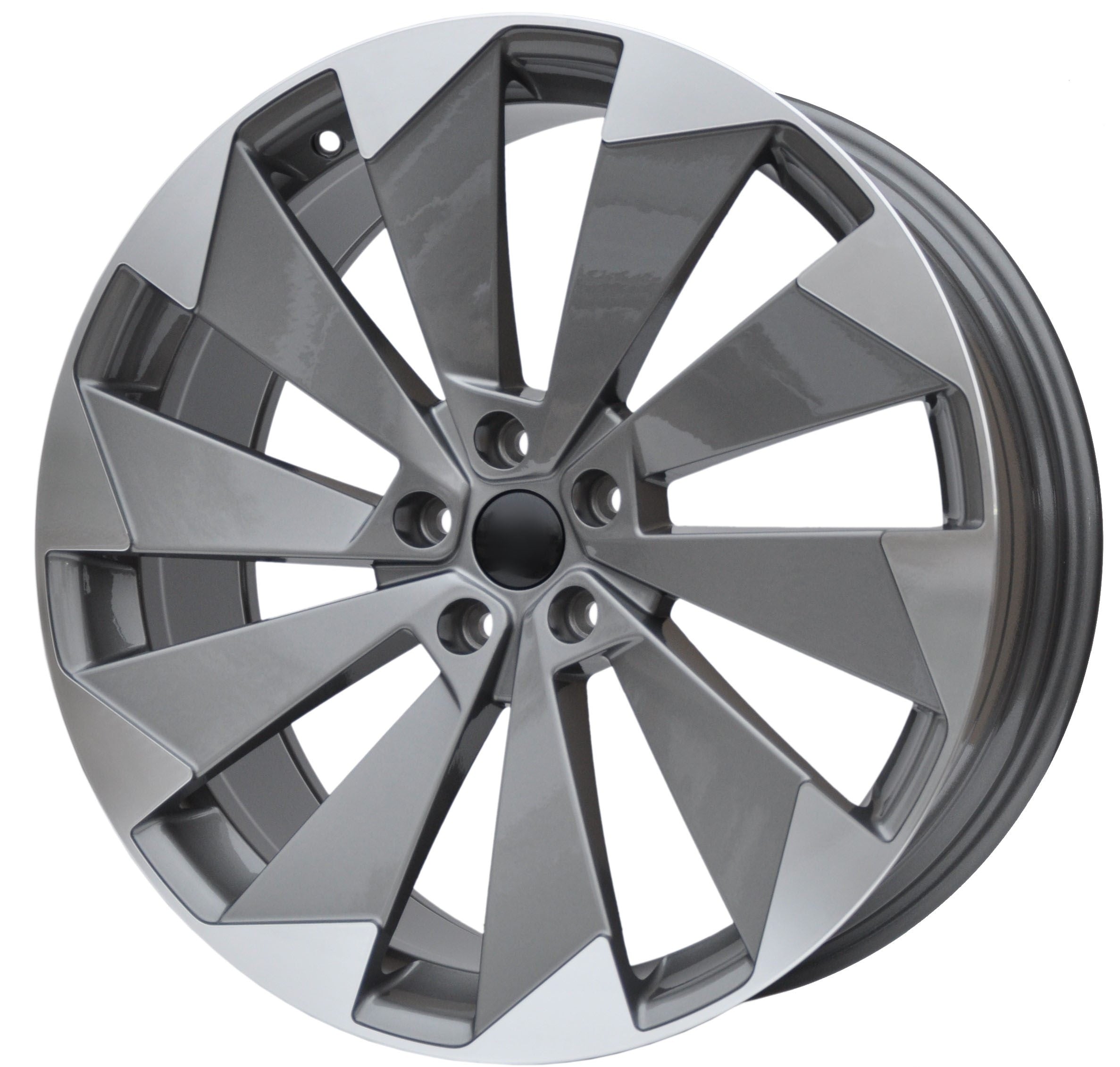 PDW 1141 Alufælge 20" 5x112 ET40 – Poleret/grafit (sæt á 4)