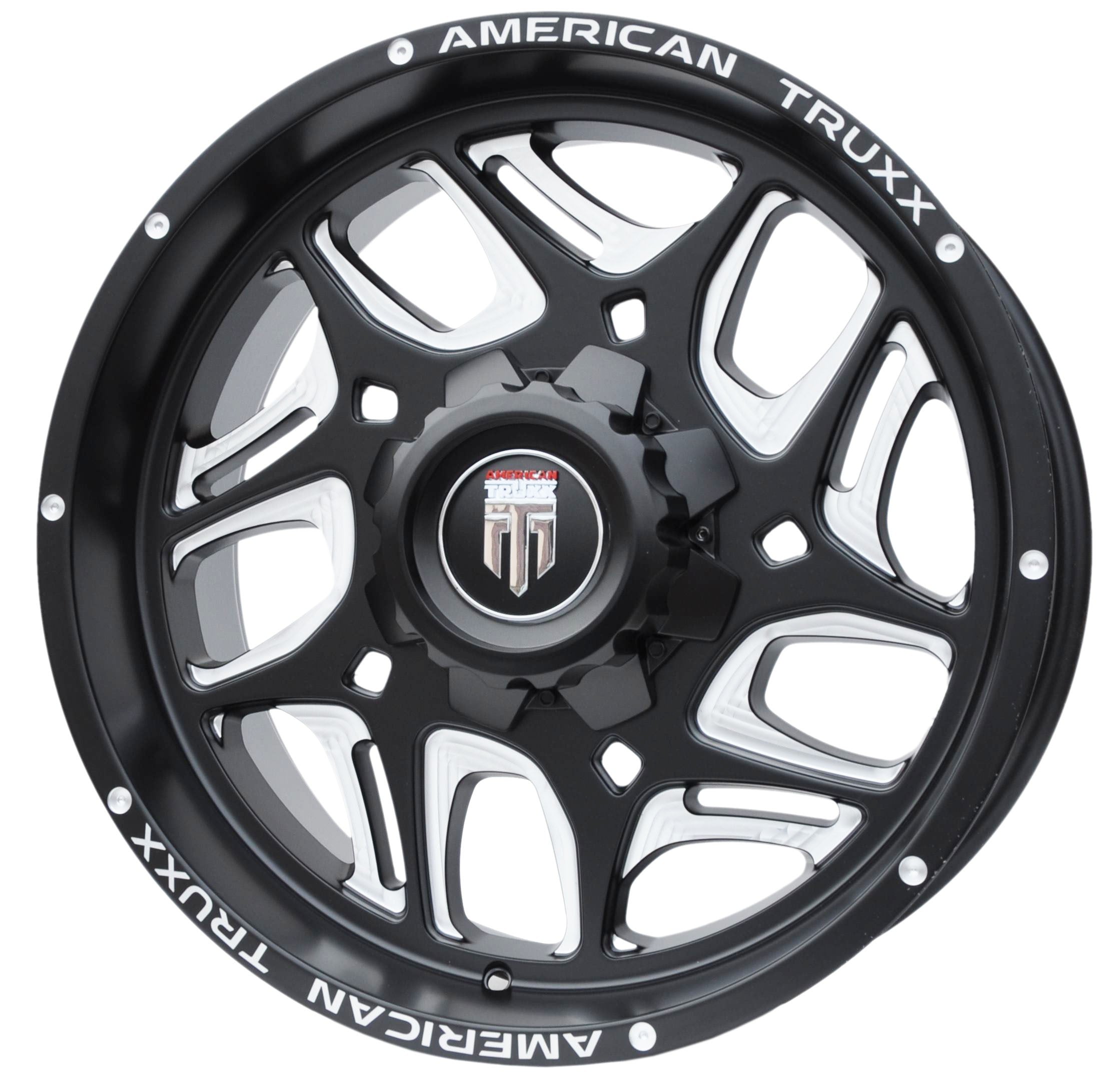 PDW 5498 Alufælge 20" 8x170 ET-12 – Sort (sæt á 4)