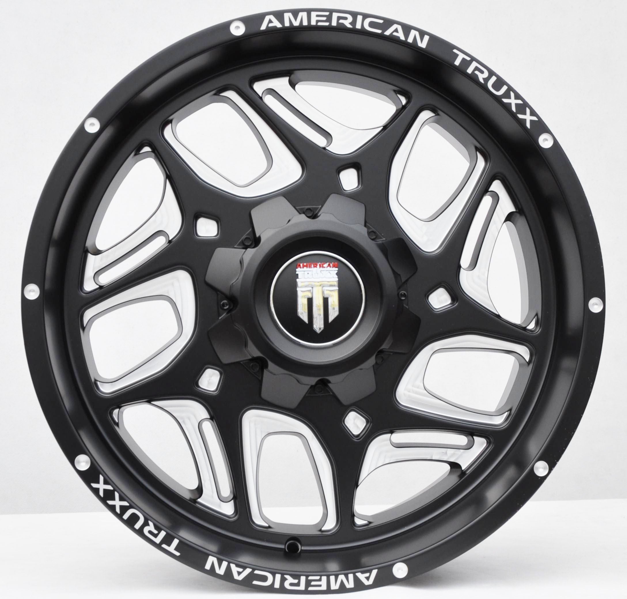 PDW 5498 Alufælge 20" 8x170 ET-12 – Sort (sæt á 4)