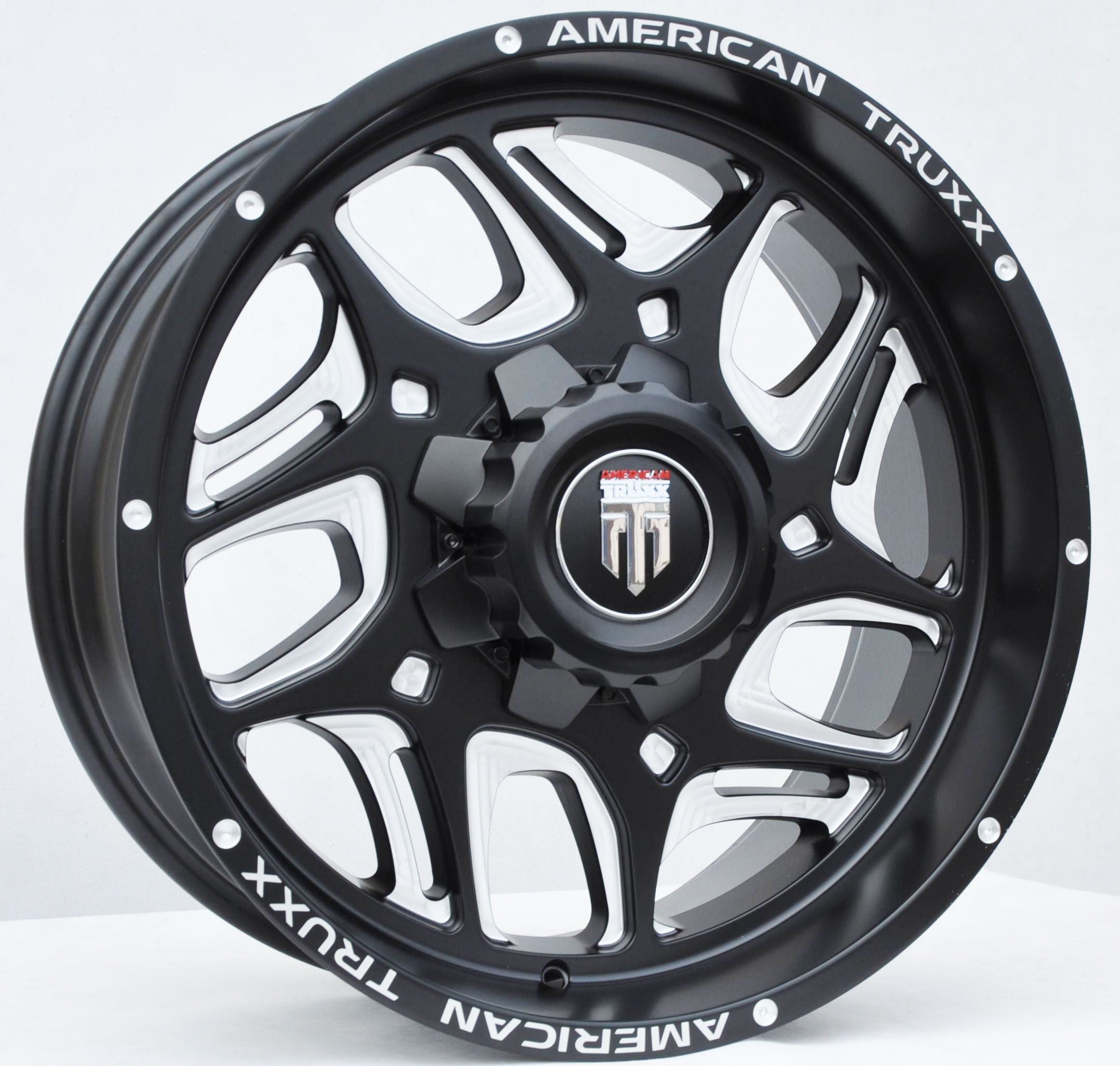 PDW 5498 Alufælge 20" 8x170 ET-12 – Sort (sæt á 4)