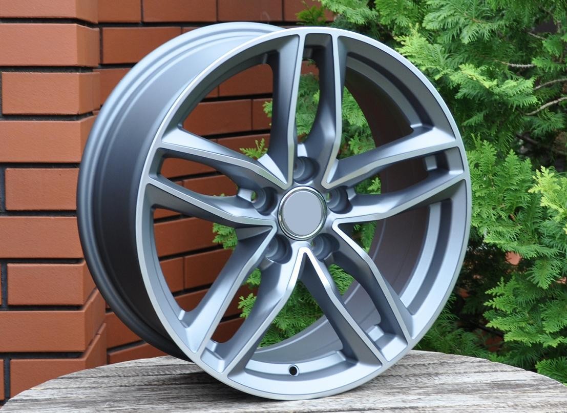 PDW 690 Alufælge 20" 5x112 ET33 – Poleret/grafit półmat (sæt á 4)