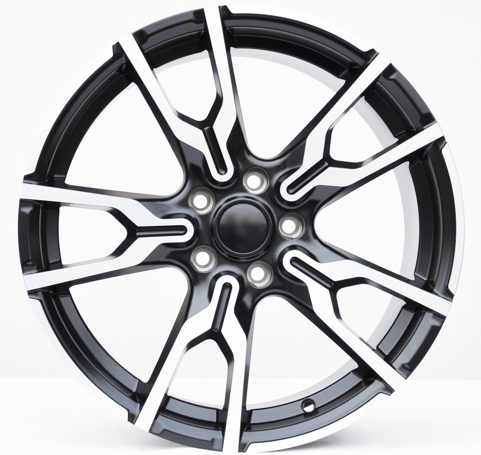PDW 5662 Alufælge 18" 5x112 ET45 – Poleret/sort (sæt á 4)