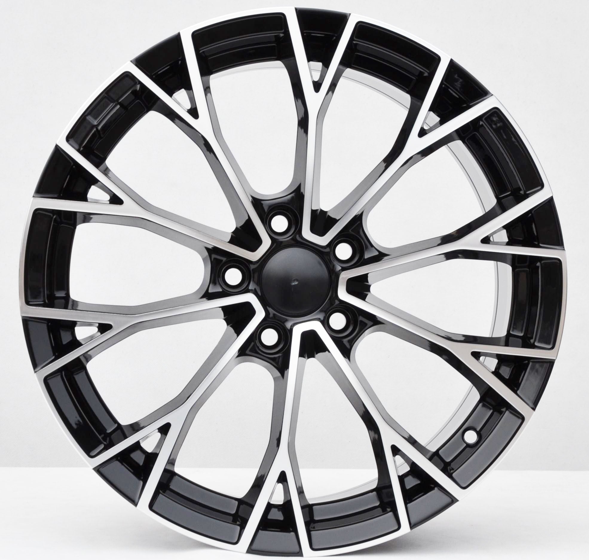 PDW 1279 Alufælge 18" 5x112 ET51 – Poleret/sort (sæt á 4)