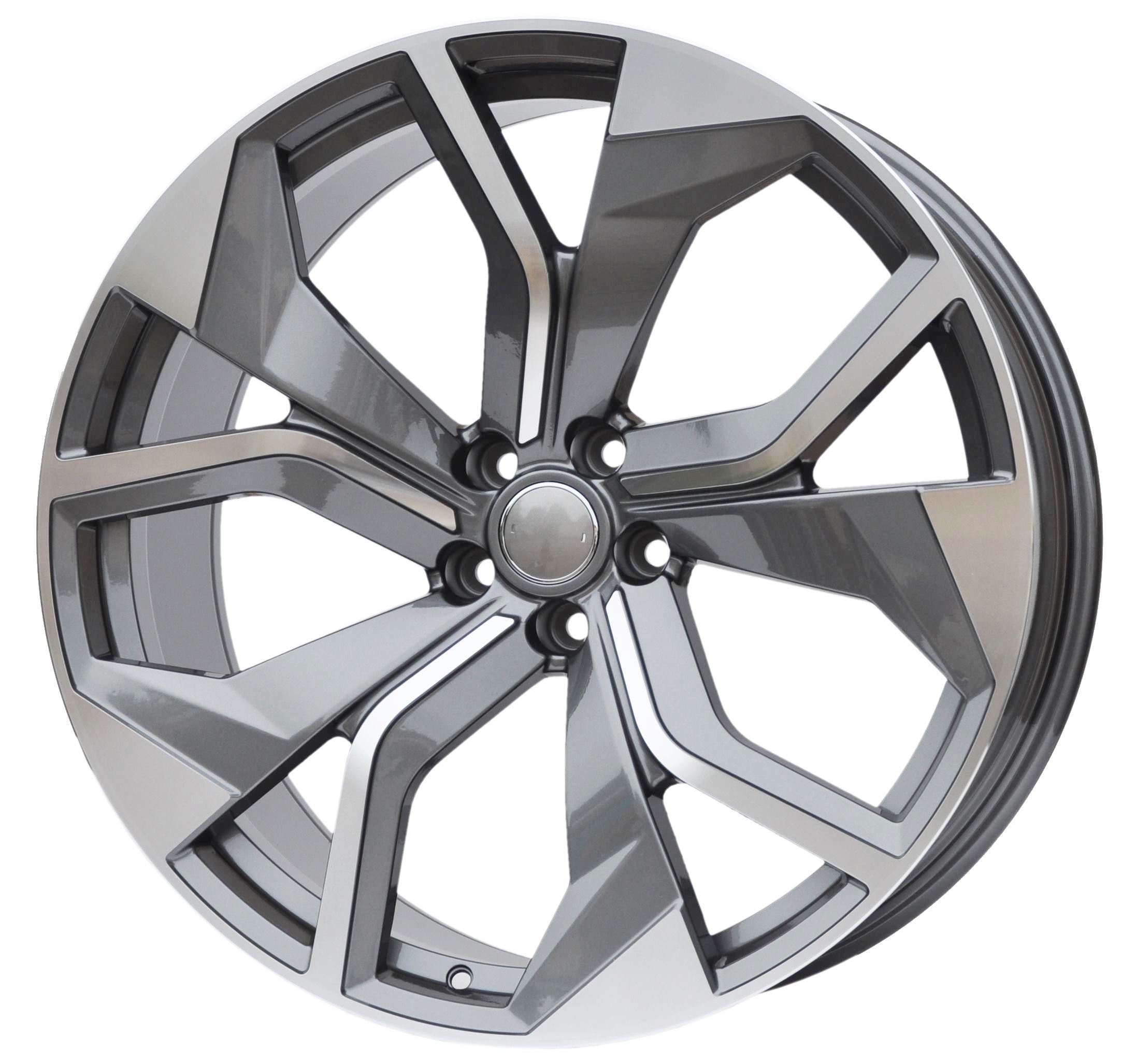 PDW 1637 Alufælge 21" 5x112 ET31 – Poleret/grafit (sæt á 4)