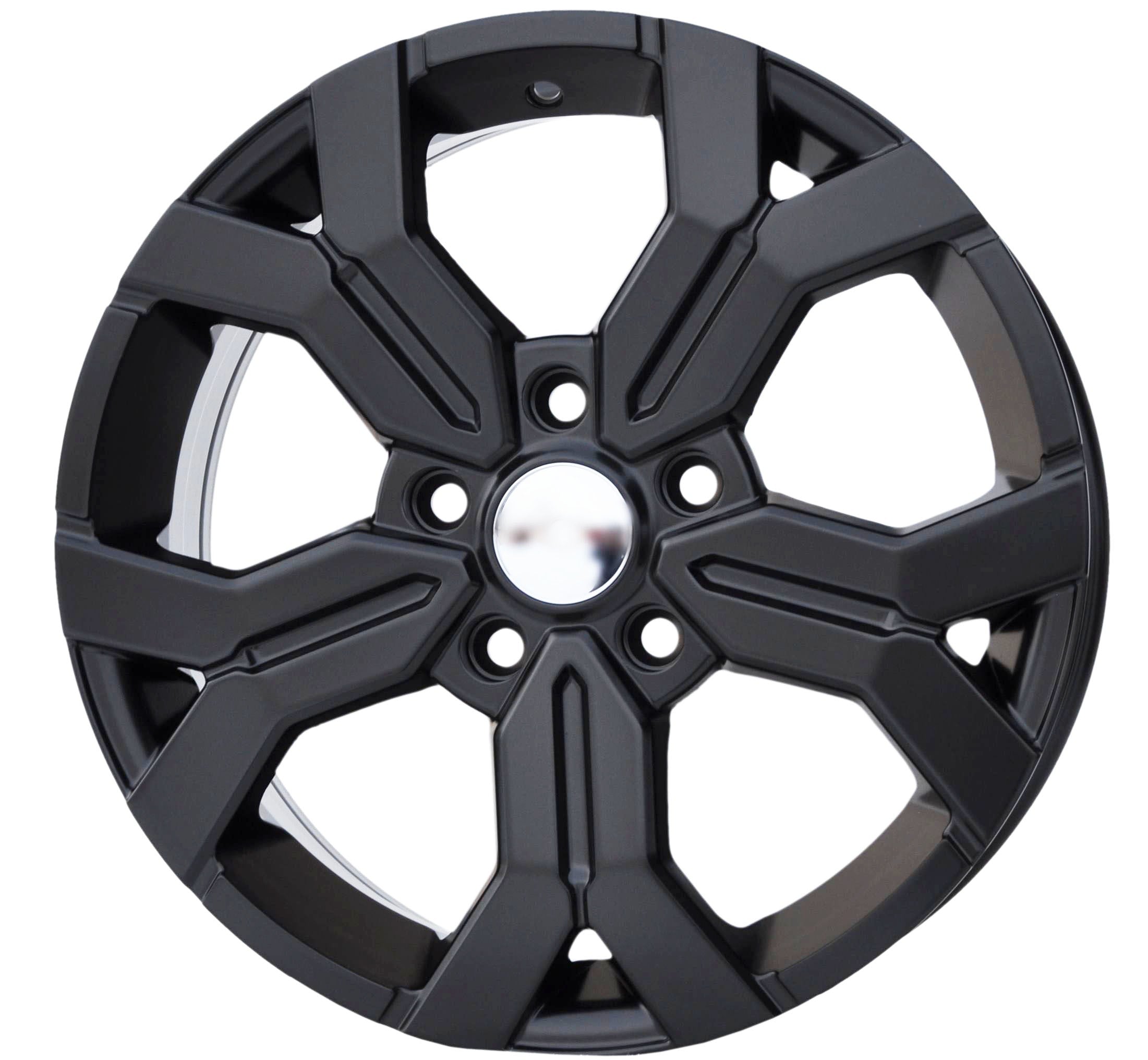 PDW 1110 Alufælge 16" 5x114.3 ET50 – Sort półmat (sæt á 4)