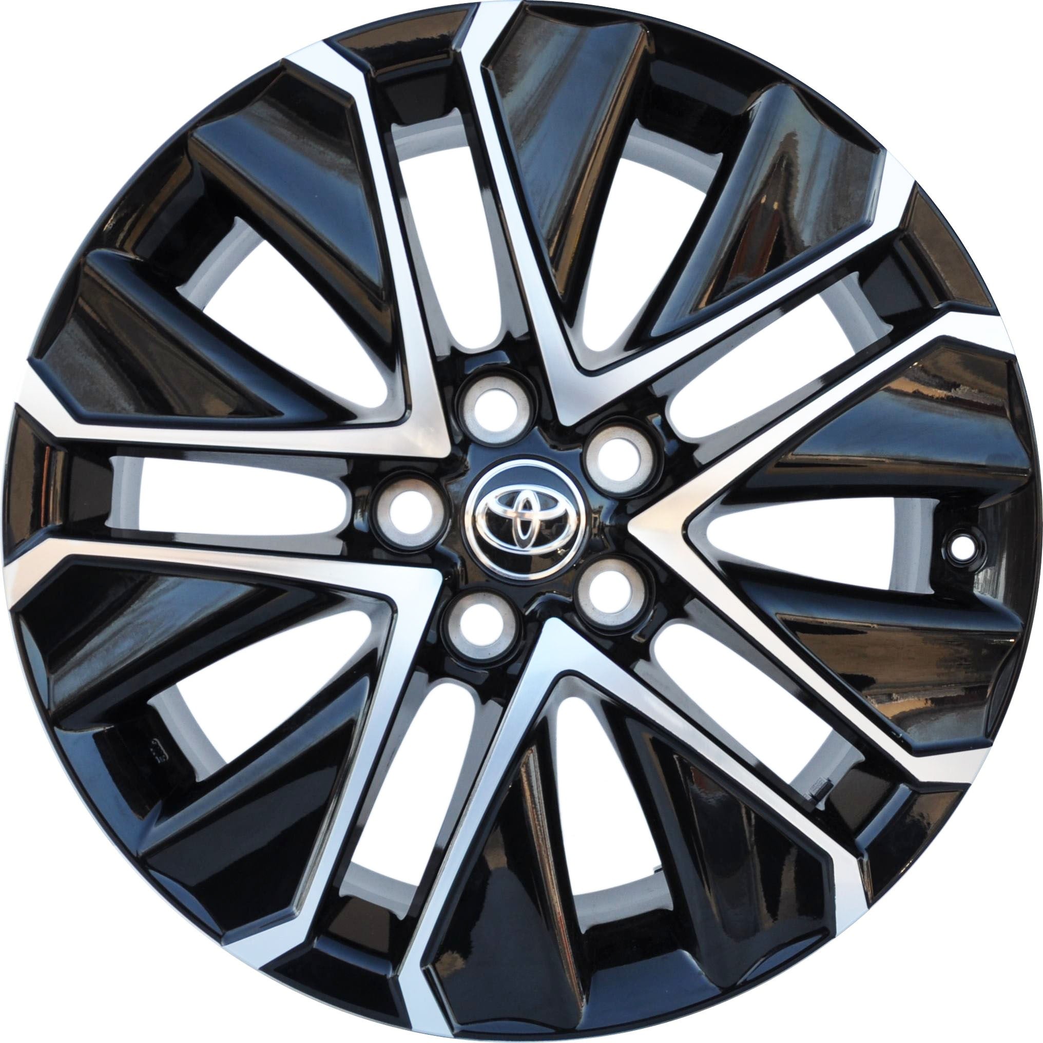Toyota (oryginalne OEM) 4261162100/tmewa62001ay Alufælge 19" 5x120 ET35 – Poleret/sort (stk)