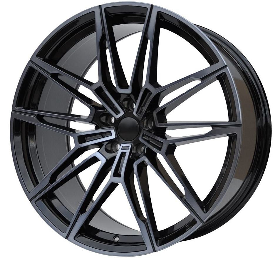 PDW 0294 Alufælge 21" 5x112 ET26 – Poleret/sort (sæt á 4)