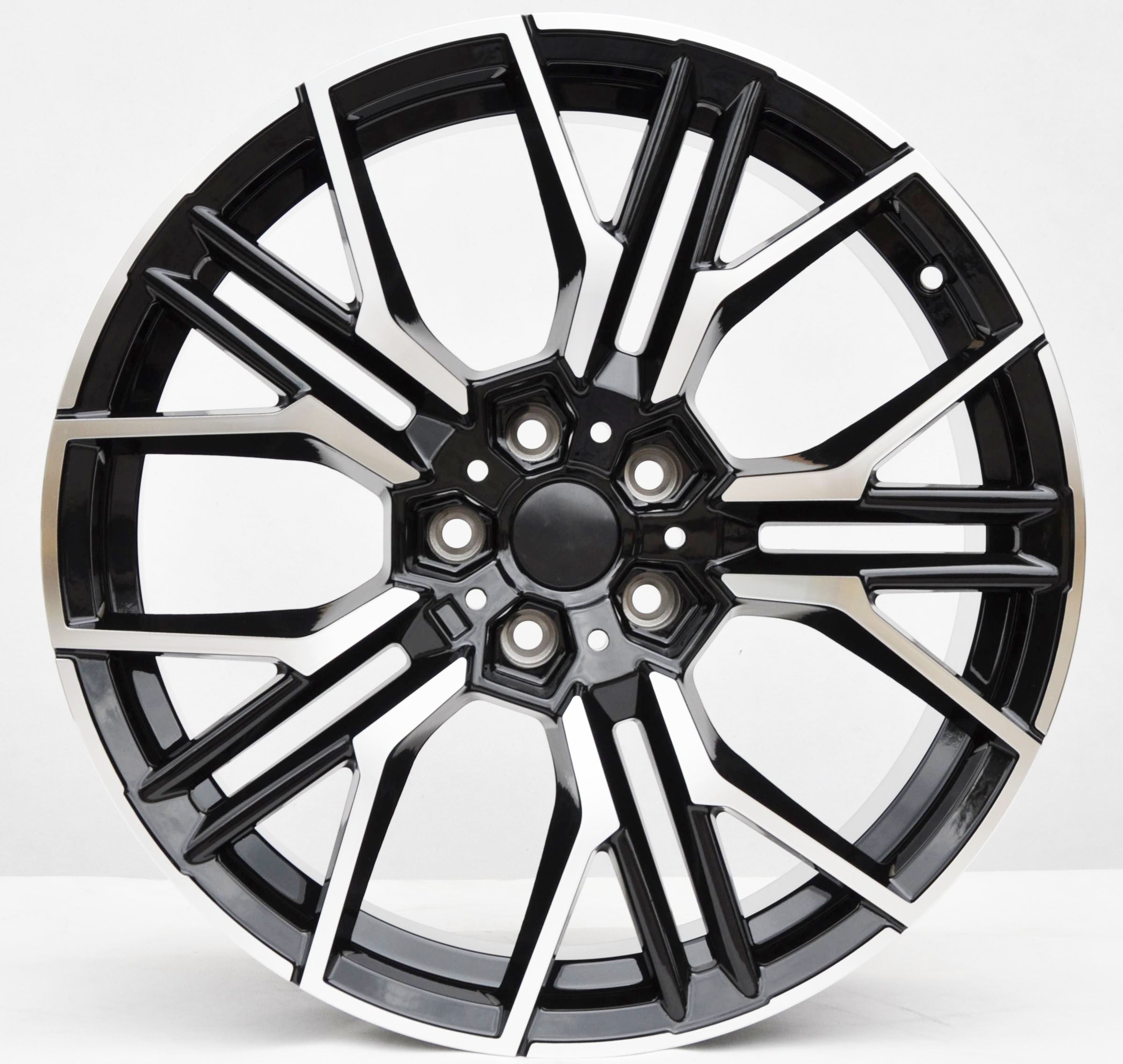 PDW 0405 Alufælge 20" 5x112 ET28 – Poleret/sort (sæt á 4)