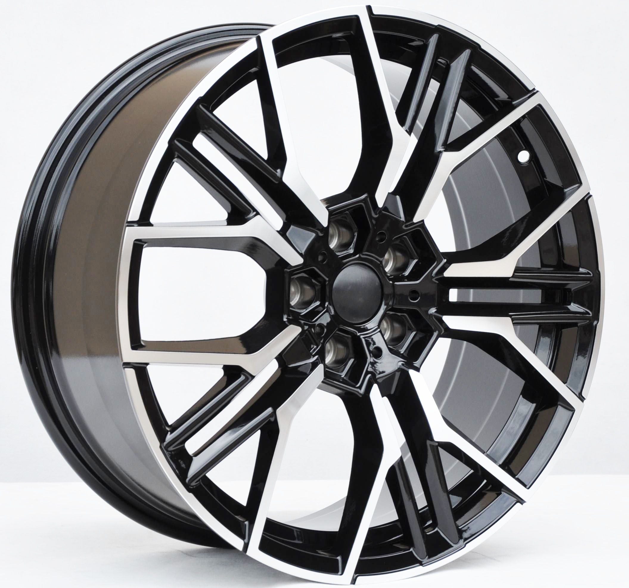 PDW 0405 Alufælge 20" 5x112 ET28 – Poleret/sort (sæt á 4)
