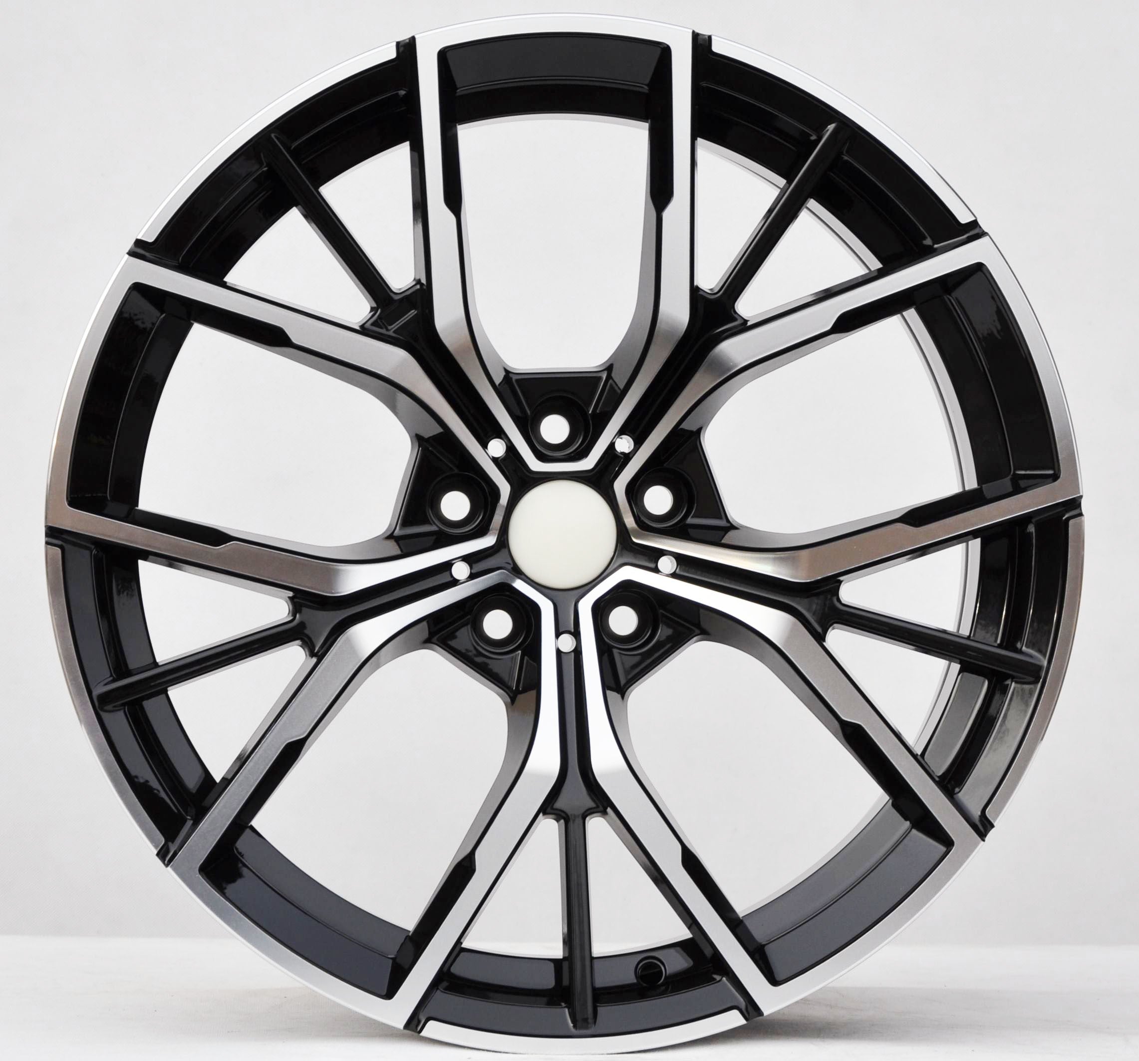 PDW 1667 Alufælge 19" 5x112 ET30 – Poleret/sort (sæt á 4)