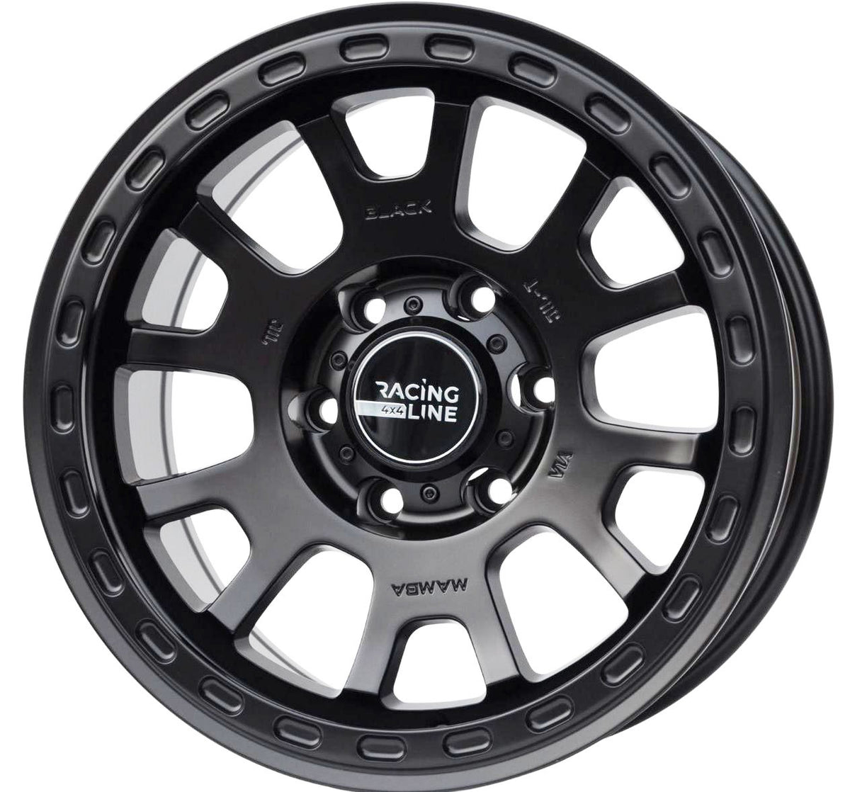 PDW 1102 Alufælge 17" 8J 6x139.7 ET0 – Sort (sæt á 4)