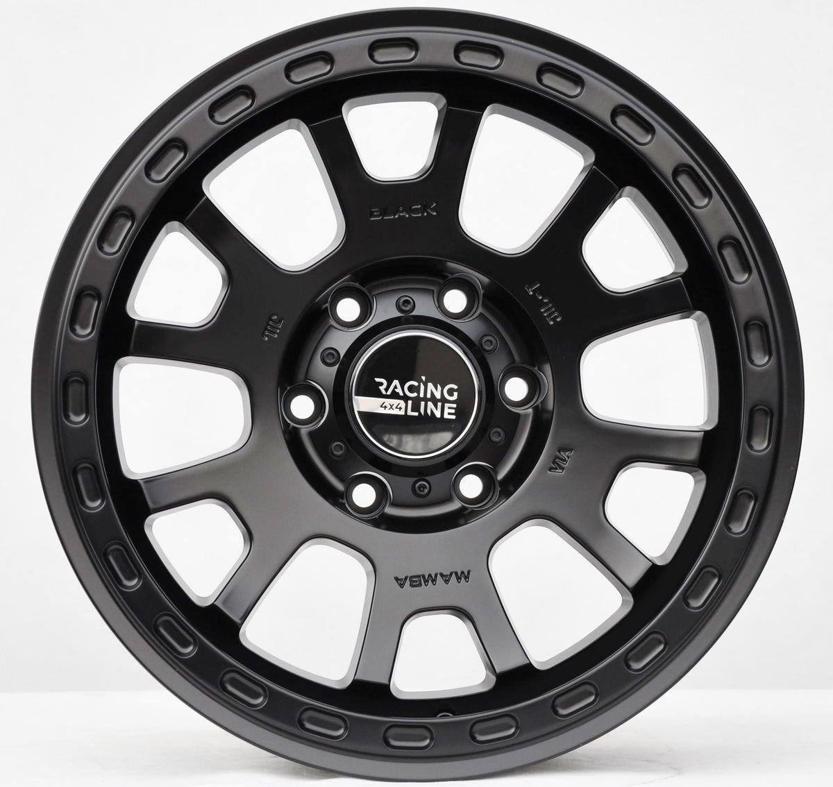 PDW 1102 Alufælge 17" 8J 6x139.7 ET0 – Sort (sæt á 4)