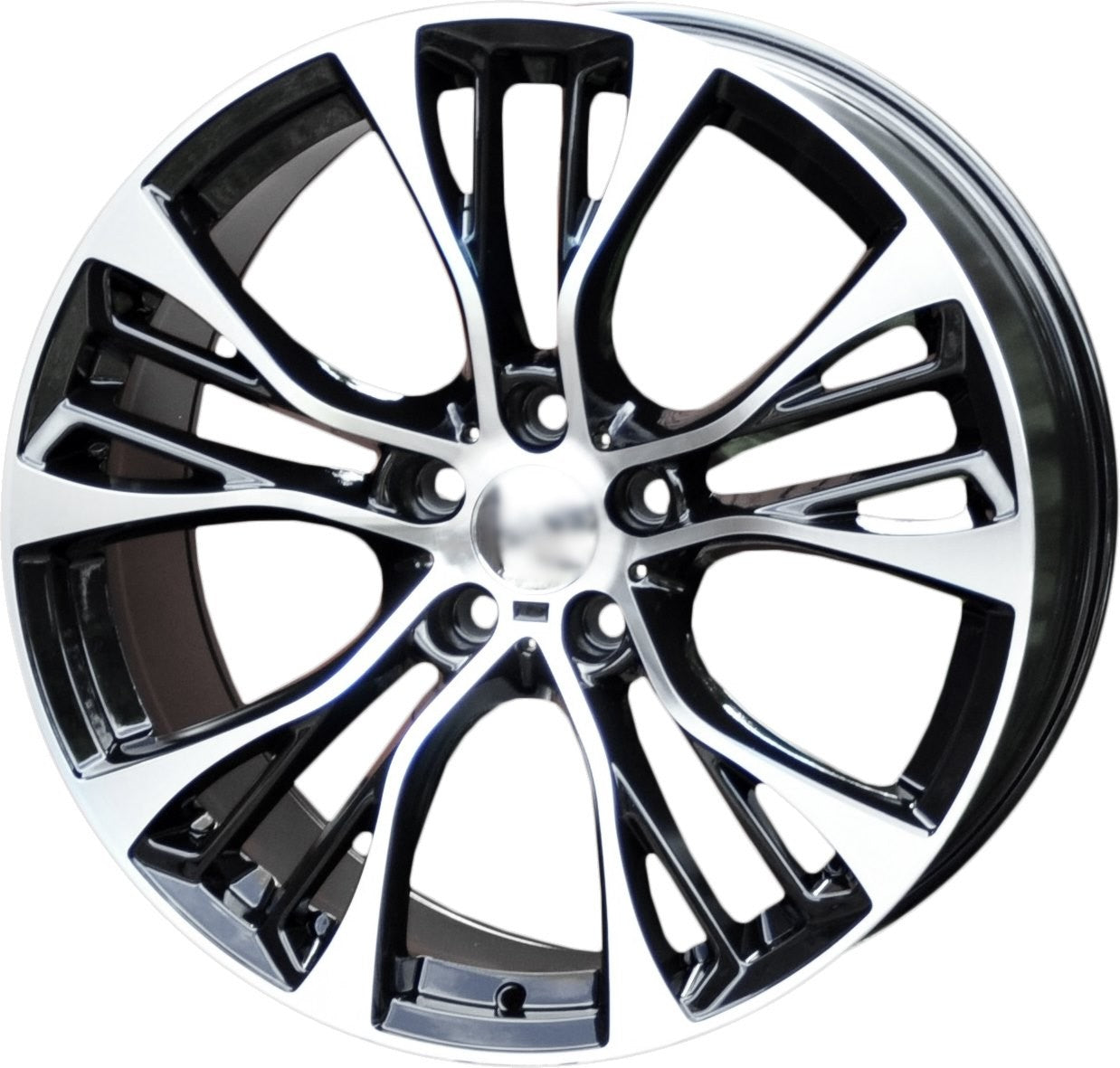 PDW 761/851 Alufælge 21" 5x120 ET40 – Poleret/sort (sæt á 4)