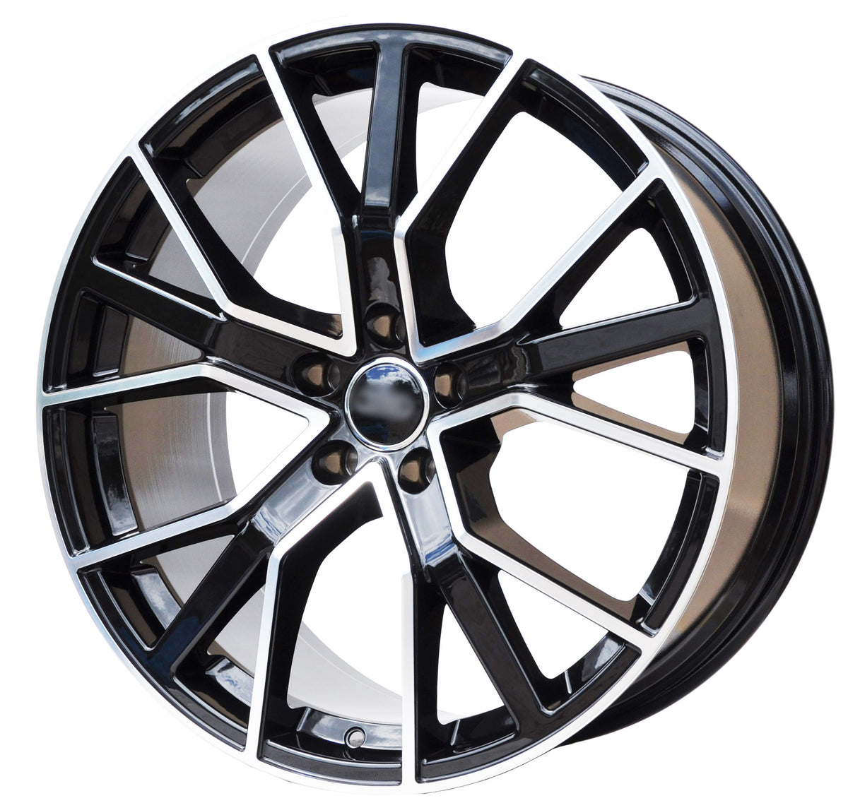 PDW FE35/5131 Alufælge 20" 9J 5x112 ET35 – Poleret/sort pulverlakeret (sæt á 4)