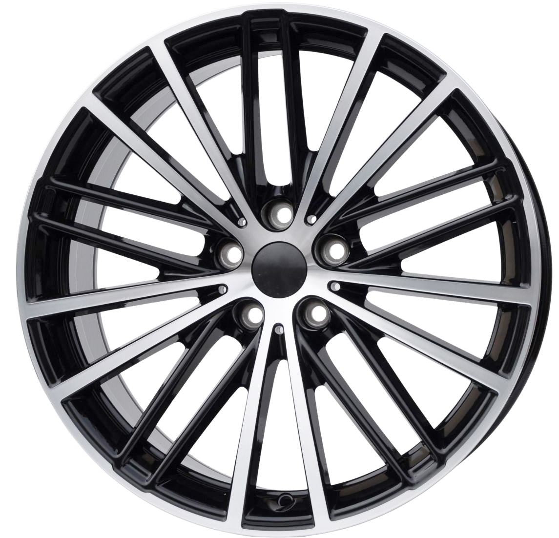 PDW 3071 Alufælge 19" 5x112 ET30 – Poleret/sort (sæt á 4)