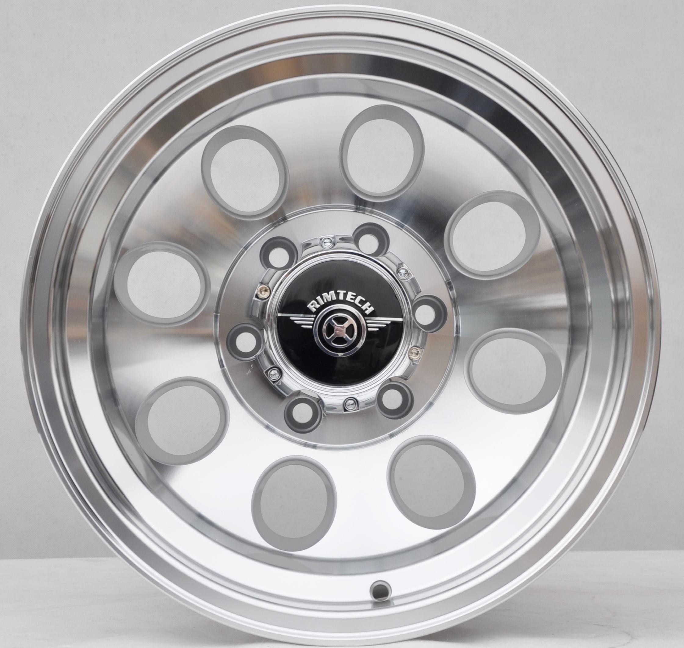 PDW 997 Alufælge 16" 6x139.7 ET-44 – Poleret/sølv (sæt á 4)