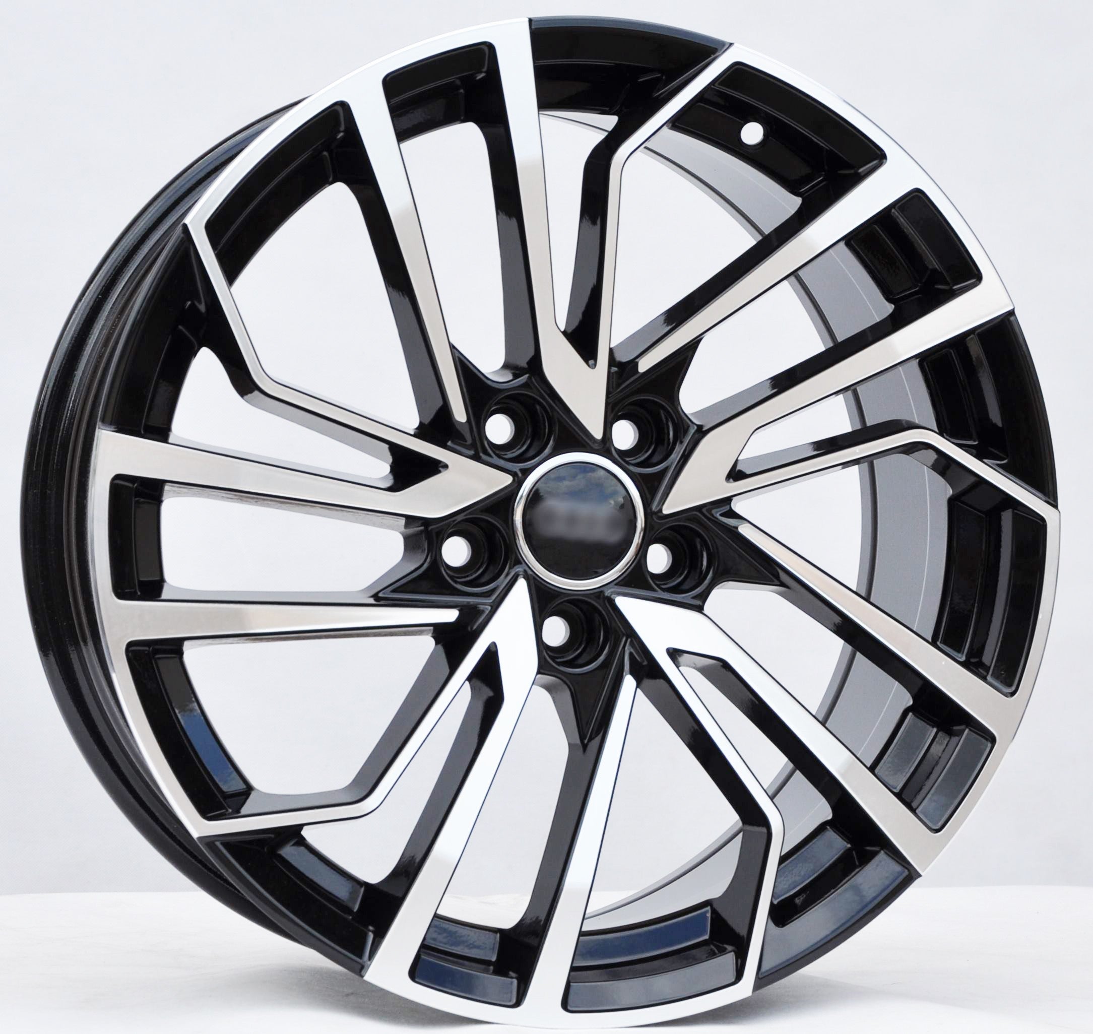 PDW 1618 Alufælge 21" 5x112 ET28 – Poleret/sort (sæt á 4)