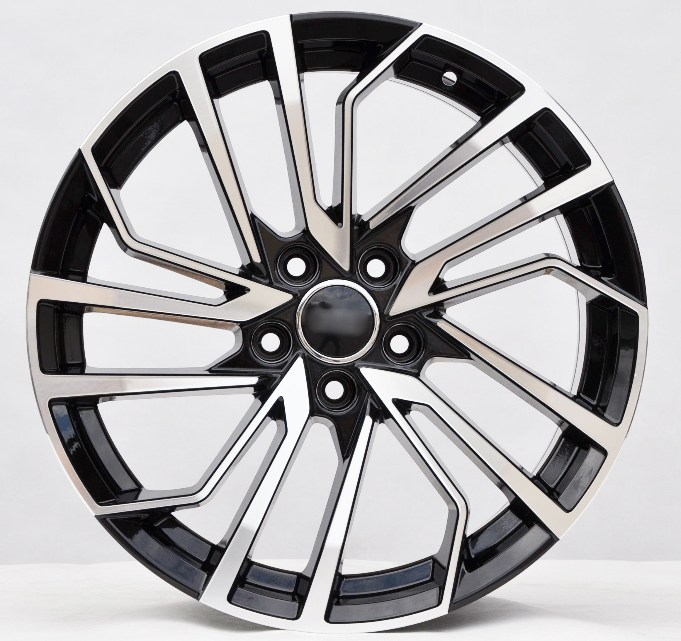 PDW 1618 Alufælge 21" 5x112 ET28 – Poleret/sort (sæt á 4)
