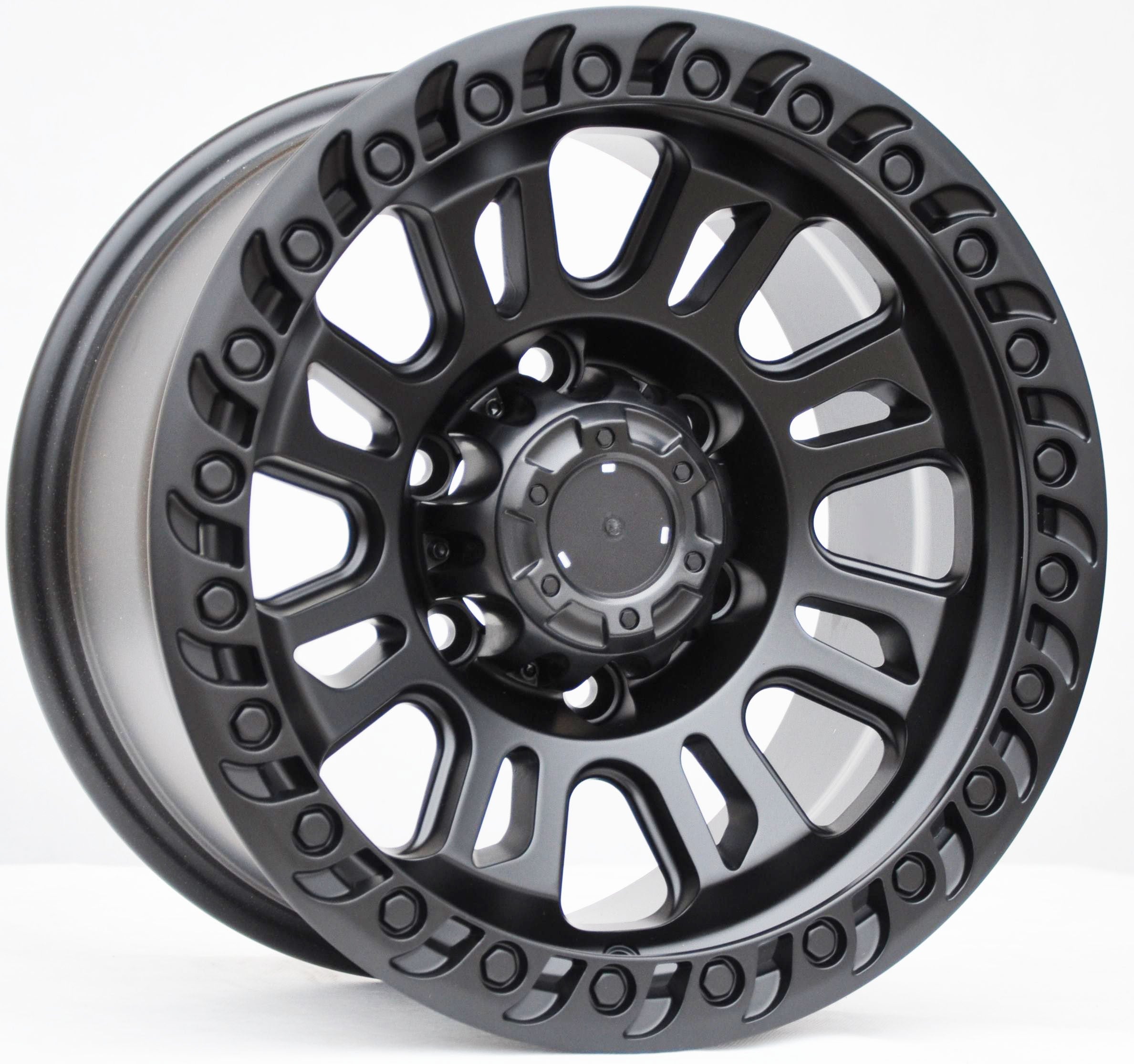 PDW 8916 Alufælge 15" 6x139.7 ET0 – Sort (sæt á 4)