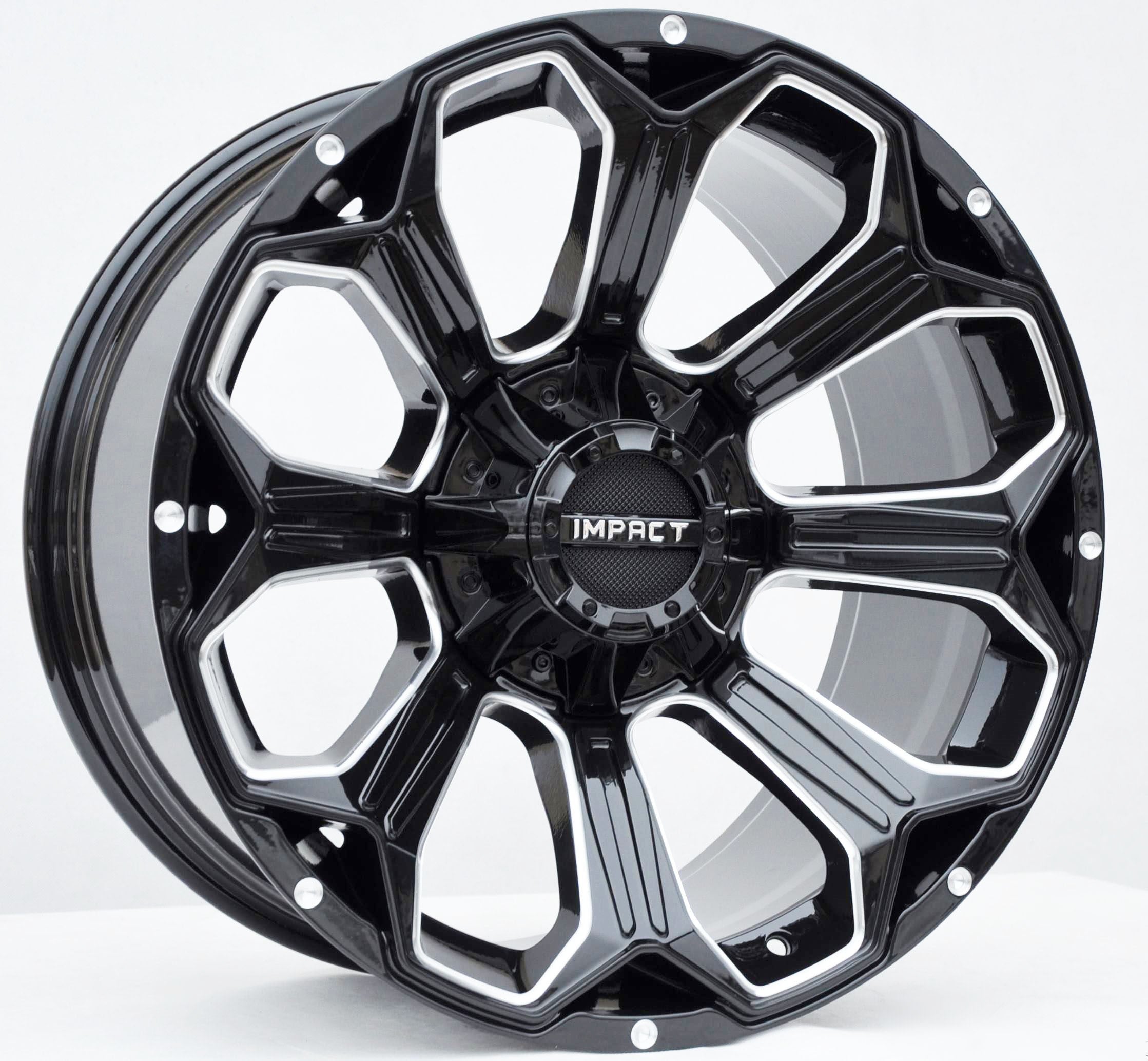 Toro Corsa 817 Alufælge 20" 6x139.7 ET-12 – Sort (sæt á 4)