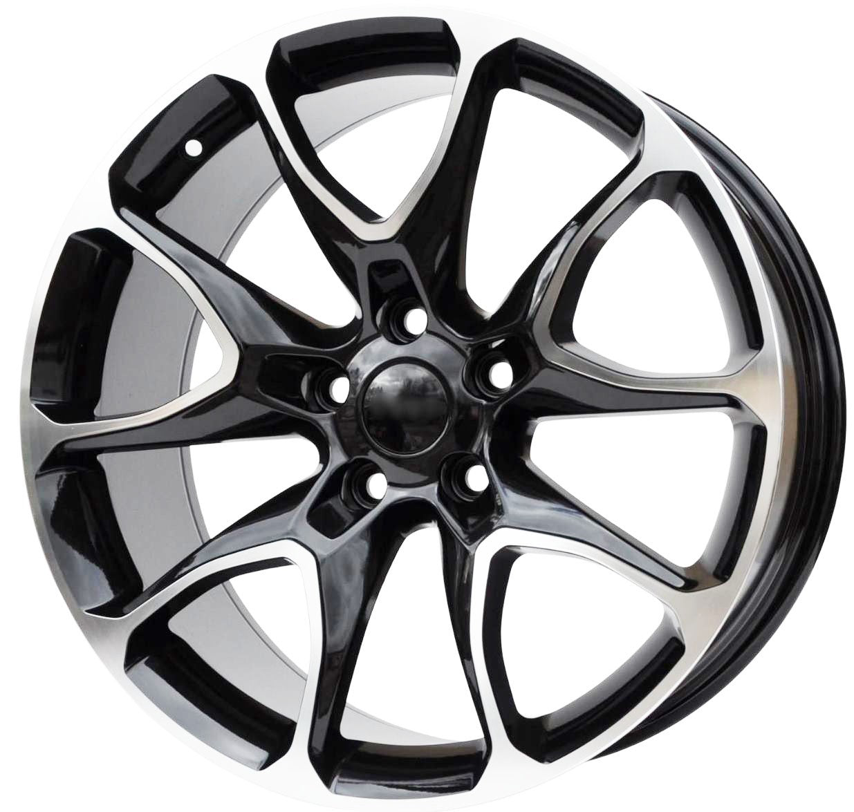 PDW 1790 Alufælge 20" 5x127 ET32 – Poleret/sort (sæt á 4)
