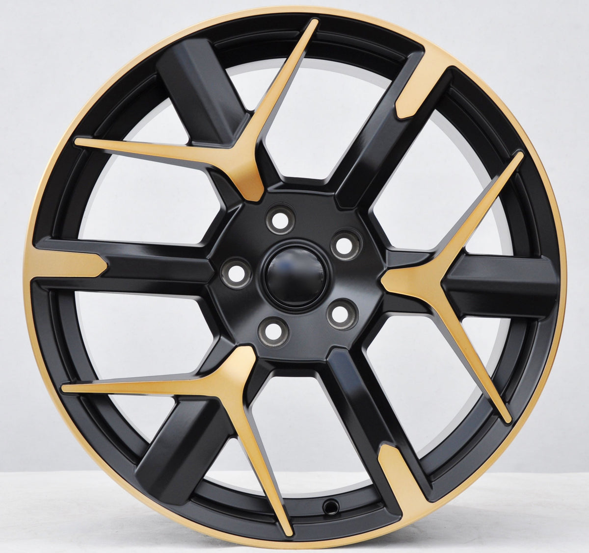 PDW 6147 Alufælge 19" 5x112 ET40 – Sort/halvmat kobber (sæt á 4)