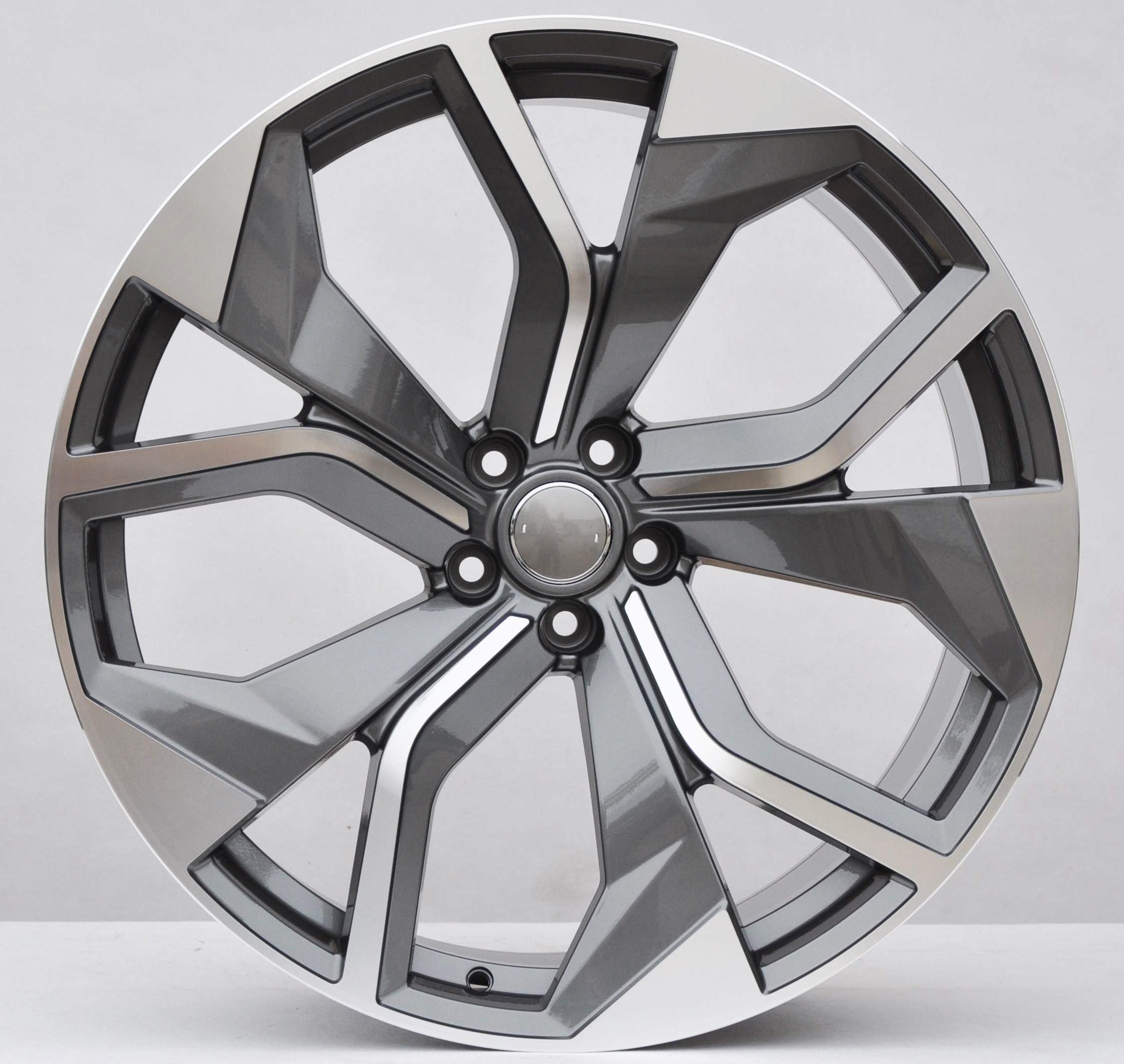 PDW 1637 Alufælge 20" 5x112 ET25 – Poleret/grafit (sæt á 4)