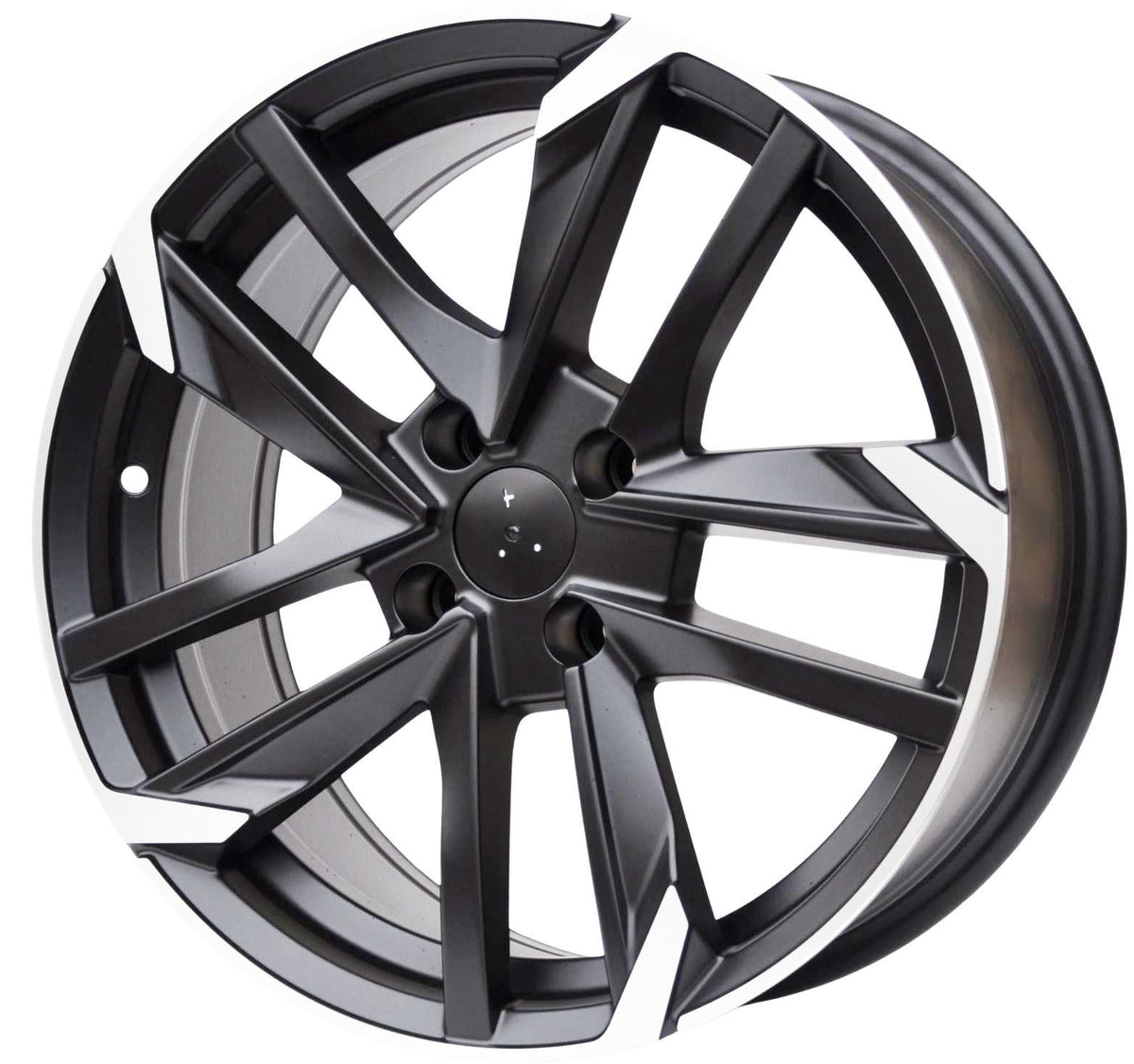 PDW 170/5788 Alufælge 16" 7J 4x108 ET25 – Poleret/sort (sæt á 4)