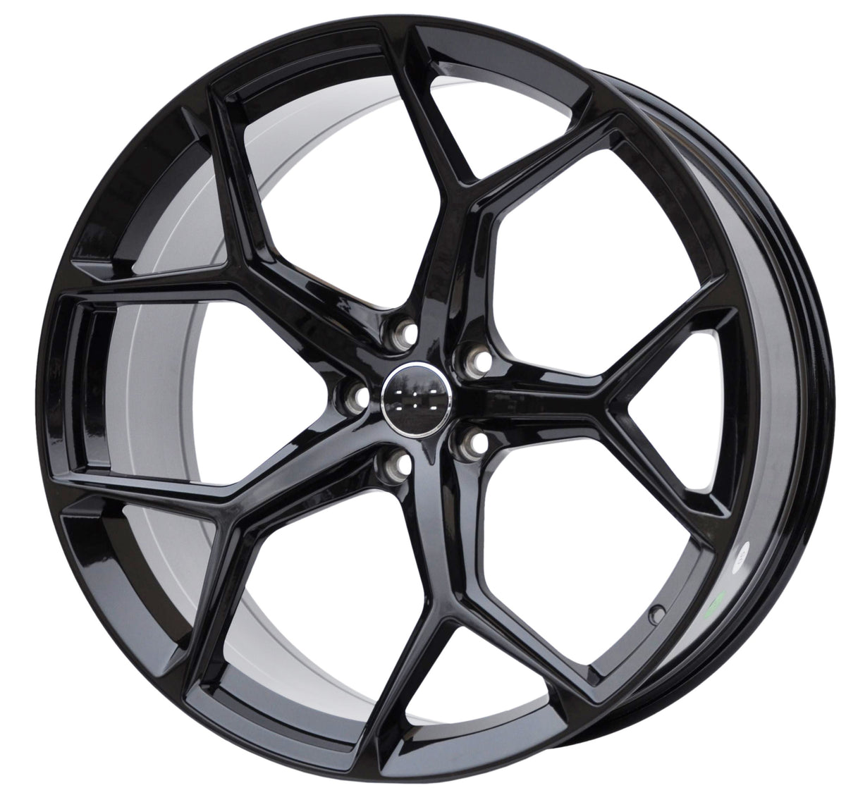 PDW 5598 Alufælge 23" 10J 5x112 ET15 – Blank sort perleeffekt (sæt á 4)