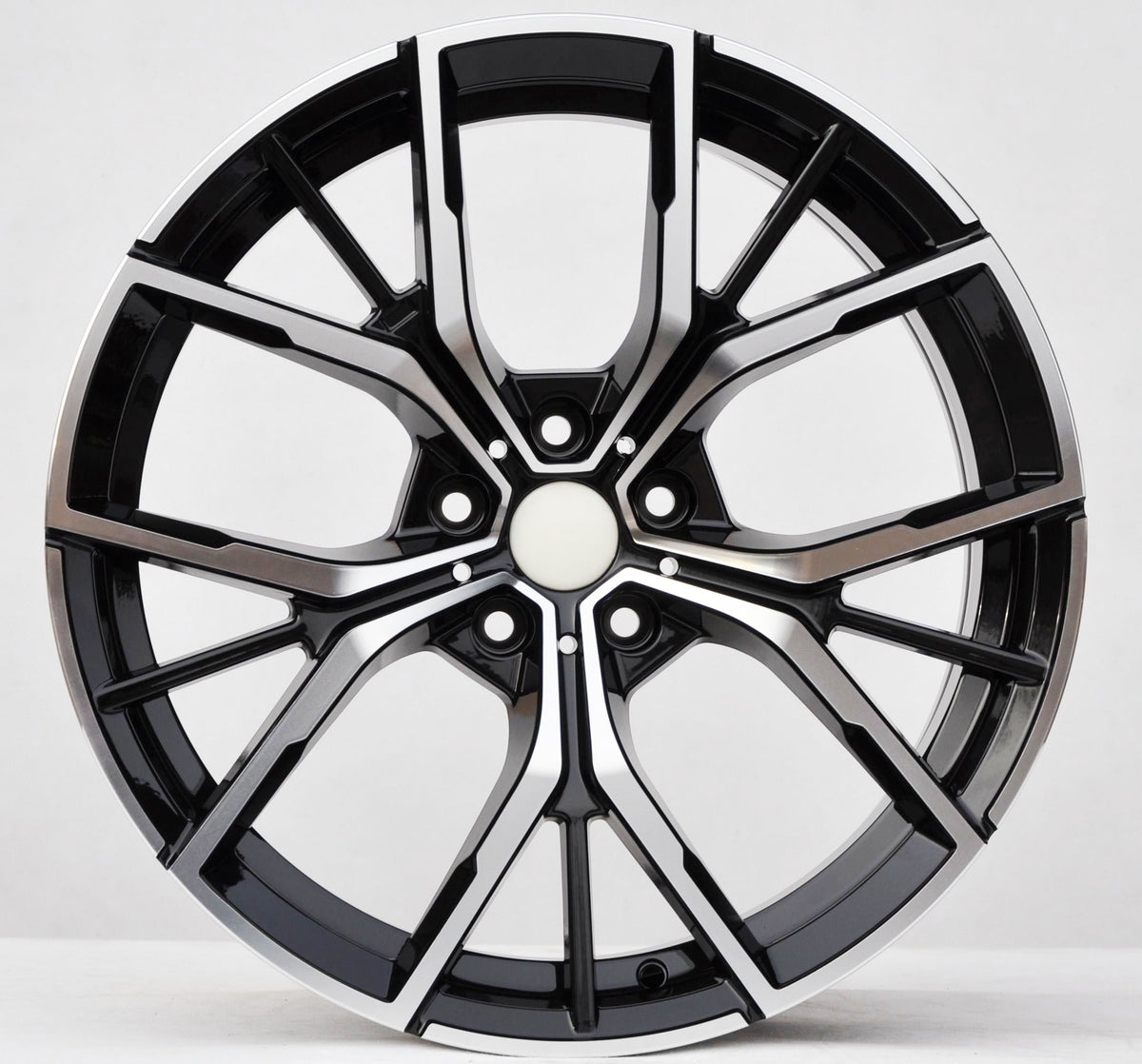 PDW 1667 Alufælge 17" 5x112 ET40 – Poleret/sort (sæt á 4)