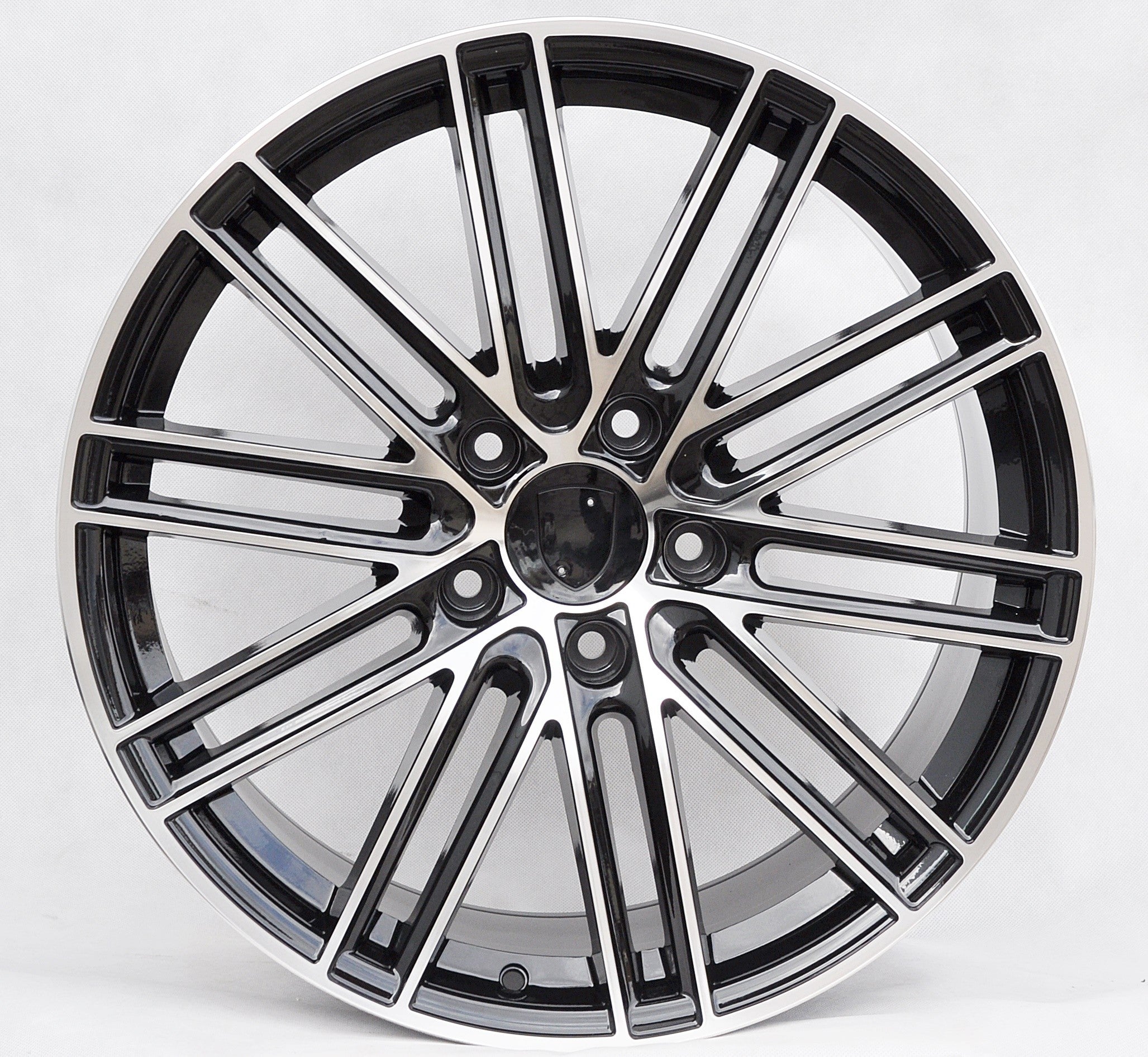 PDW 1274 Alufælge 20" 5x130 ET55 – Poleret/sort (sæt á 4)