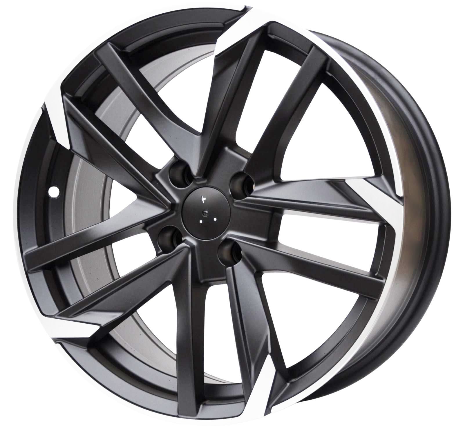 PDW 170/5788 Alufælge 15" 4x108 ET25 – Poleret/sort półmat (sæt á 4)
