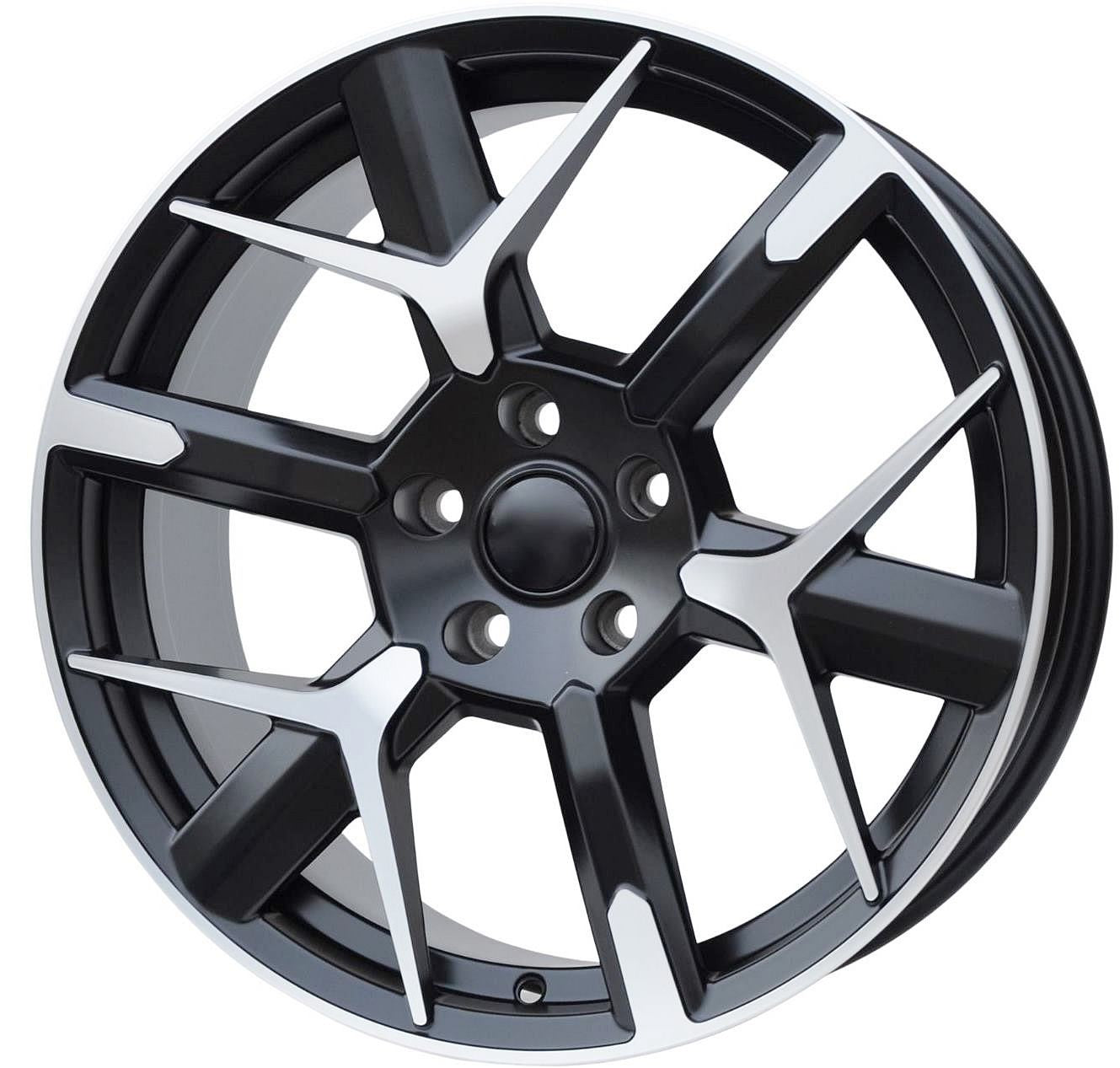 PDW 6147 Alufælge 19" 5x112 ET40 – Poleret/sort półmat (sæt á 4)