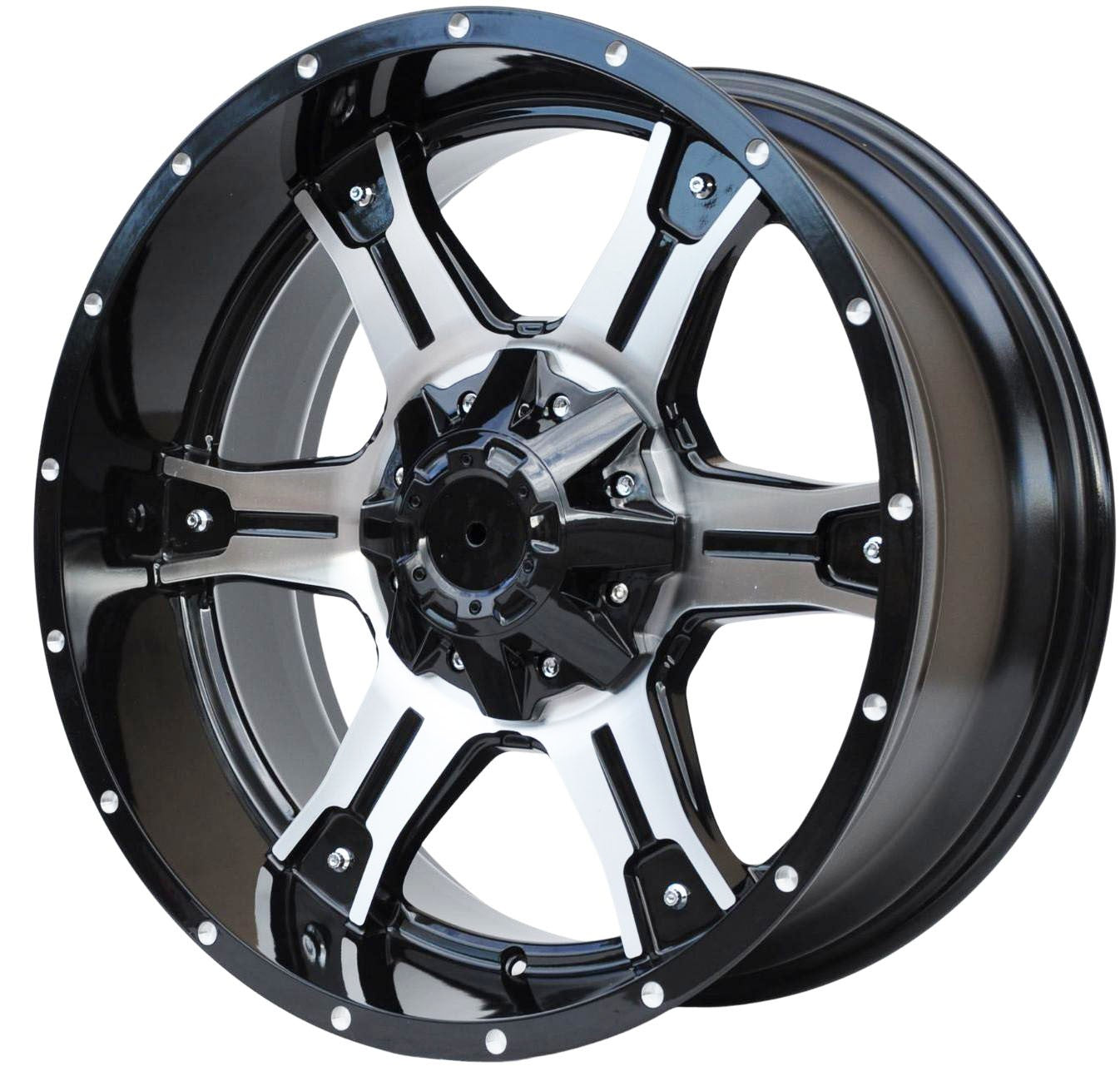 Toro Corsa 407 Alufælge 20" 5x127 ET-12 – Sort (sæt á 4)