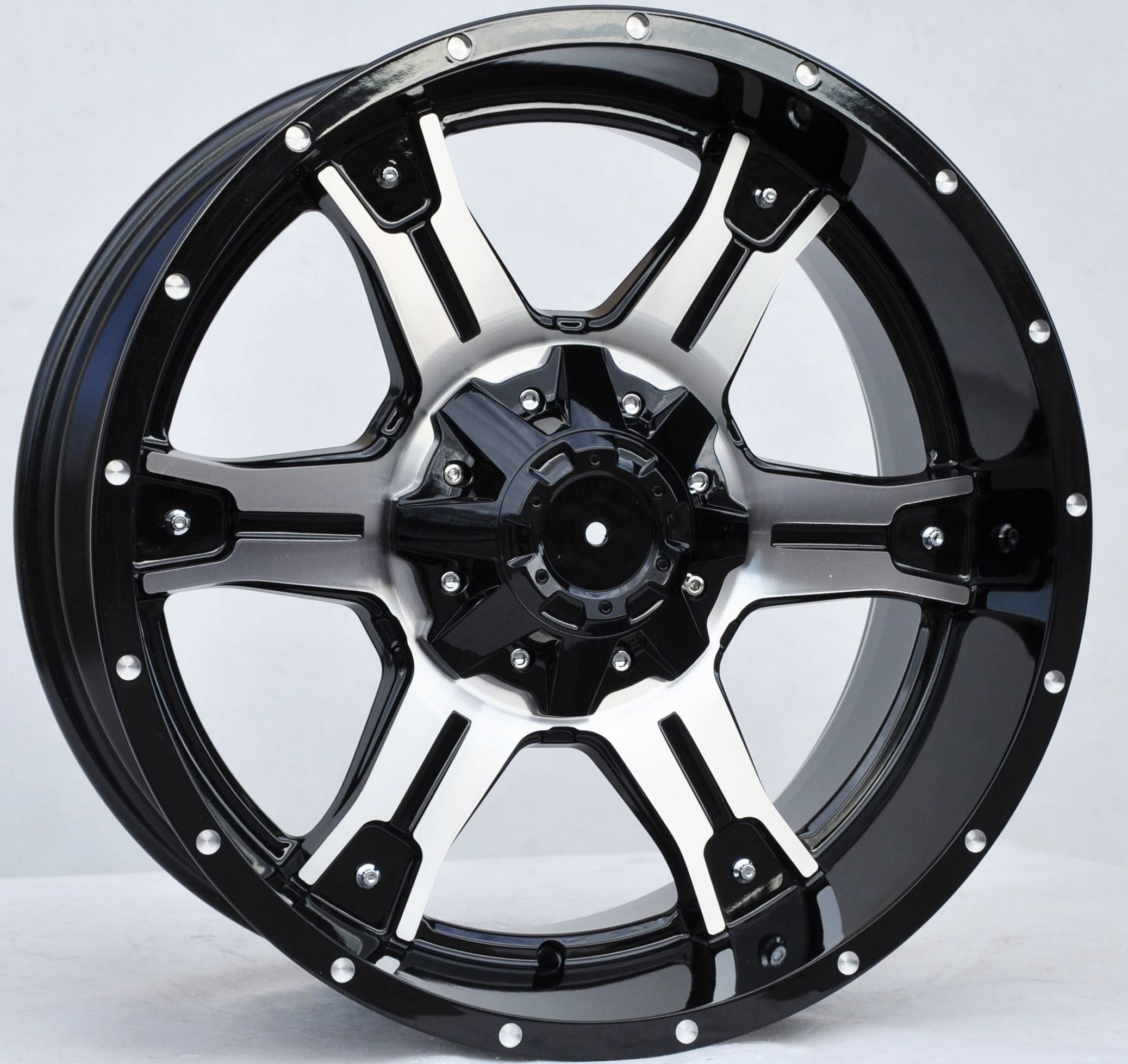 Toro Corsa 407 Alufælge 20" 5x127 ET-12 – Sort (sæt á 4)