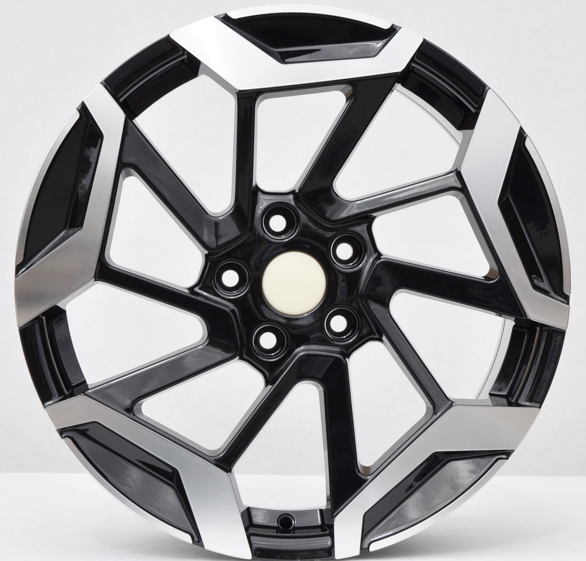 PDW 1080 Alufælge 18" 5x114.3 ET45 – Poleret/sort (sæt á 4)