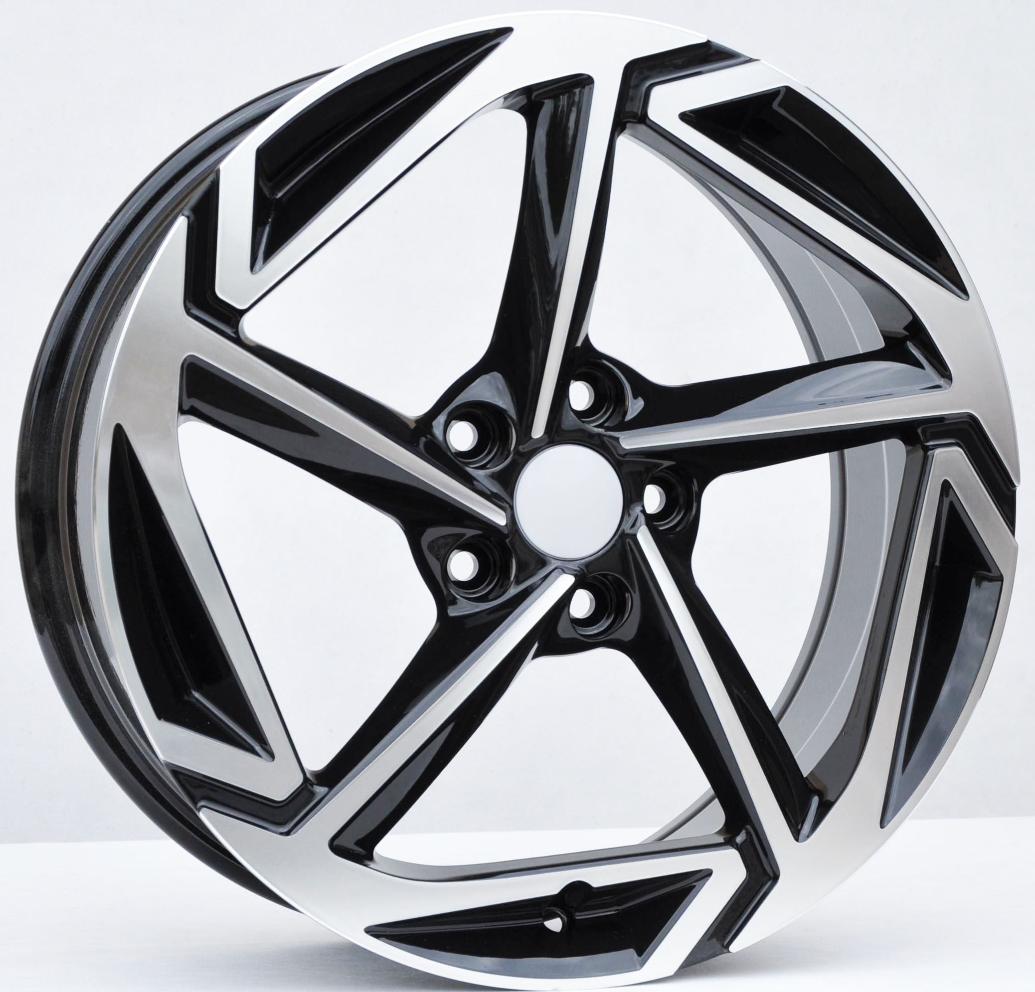 PDW 5898 Alufælge 18" 5x114.3 ET51 – Poleret/sort (sæt á 4)