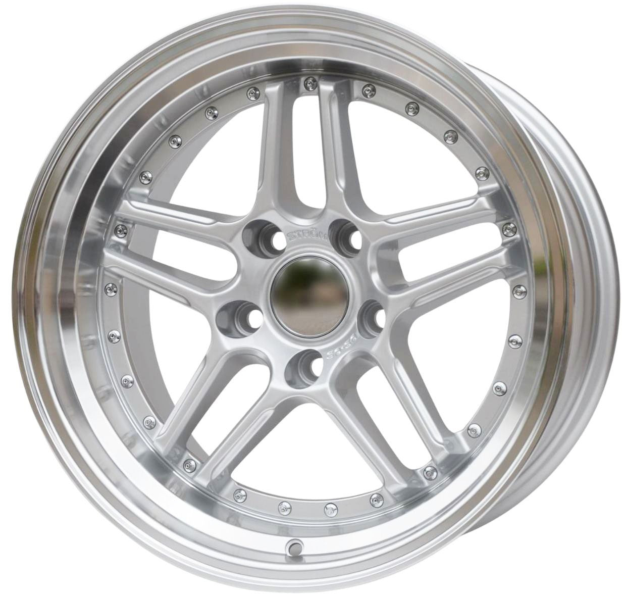PDW 5863 Alufælge 17" 5x120 ET20 – Poleret/sølv (sæt á 4)