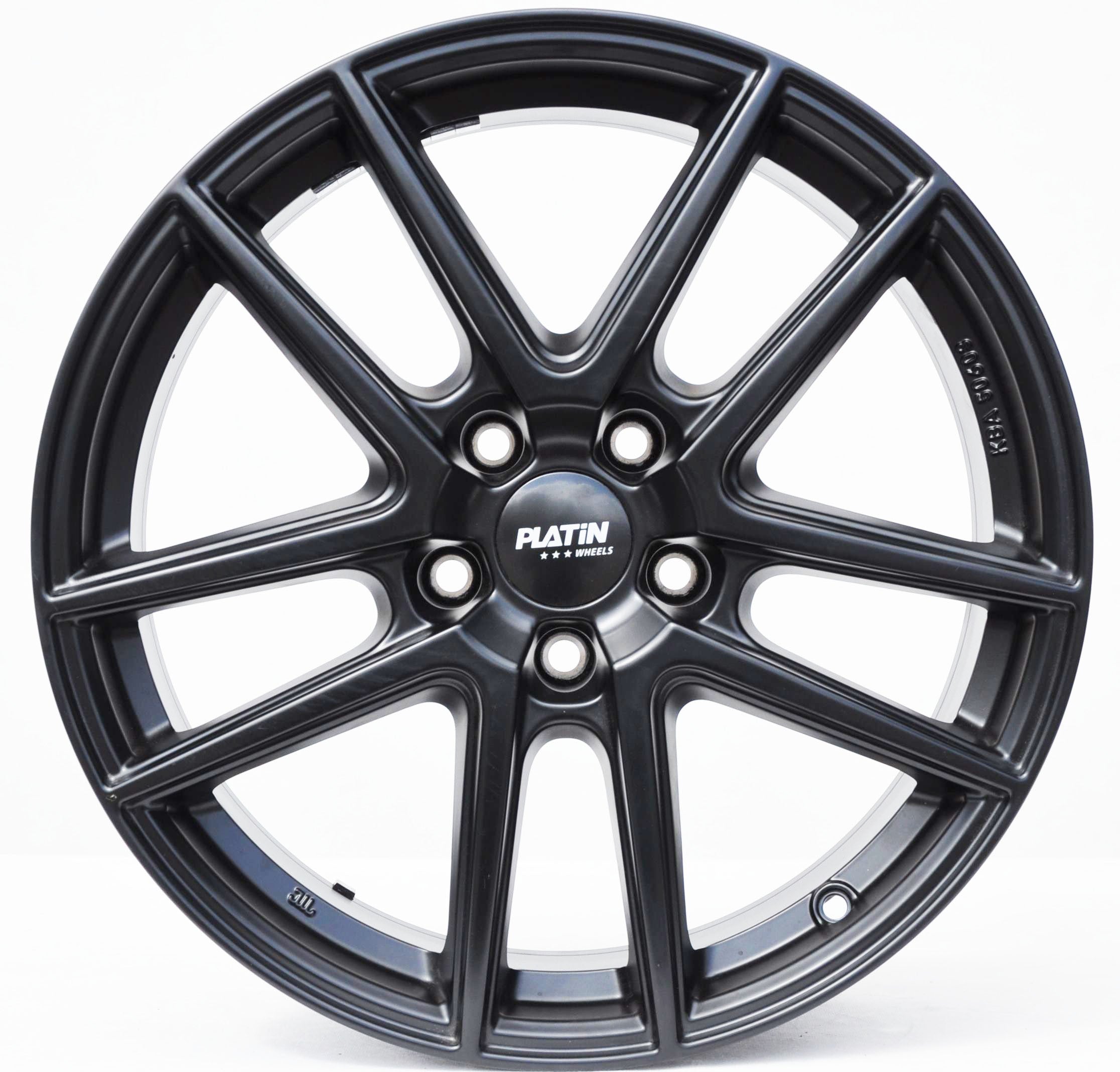 Platin SPL808/KBA50603 Alufælge 18" 5x114.3 ET45 – Sort (sæt á 4)