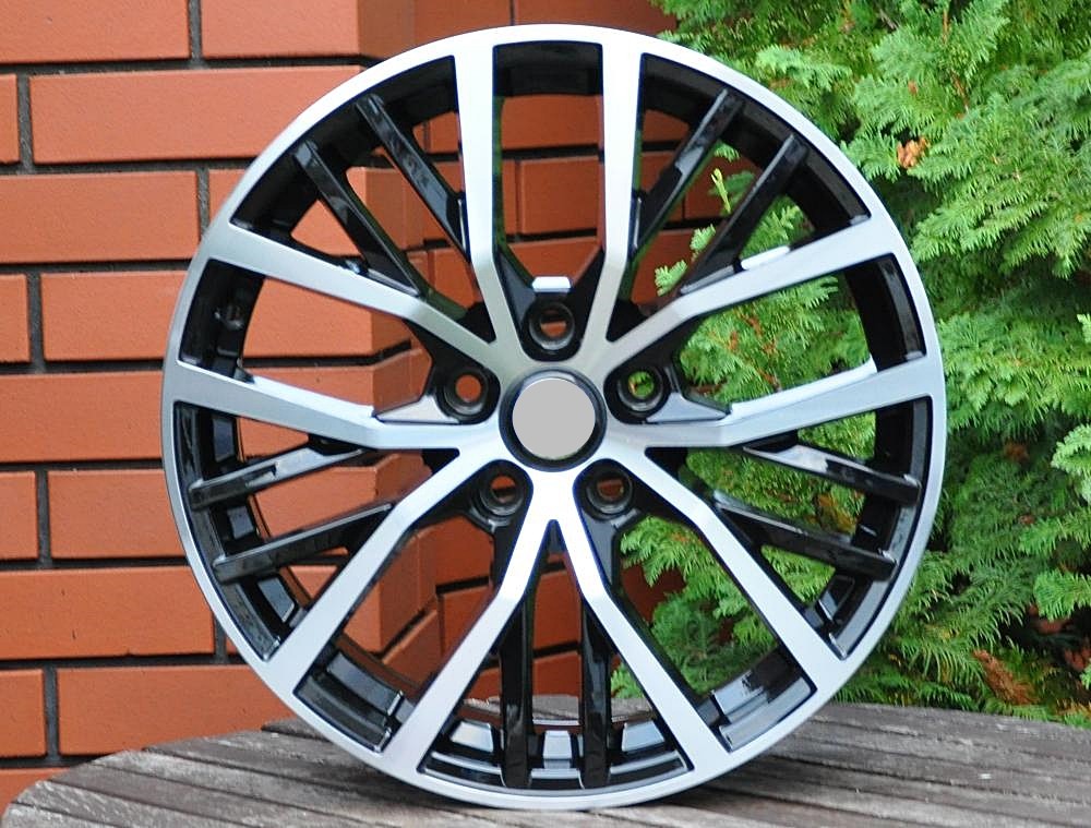 PDW 952 Alufælge 17" 5x100 ET45 – Poleret/sort (sæt á 4)